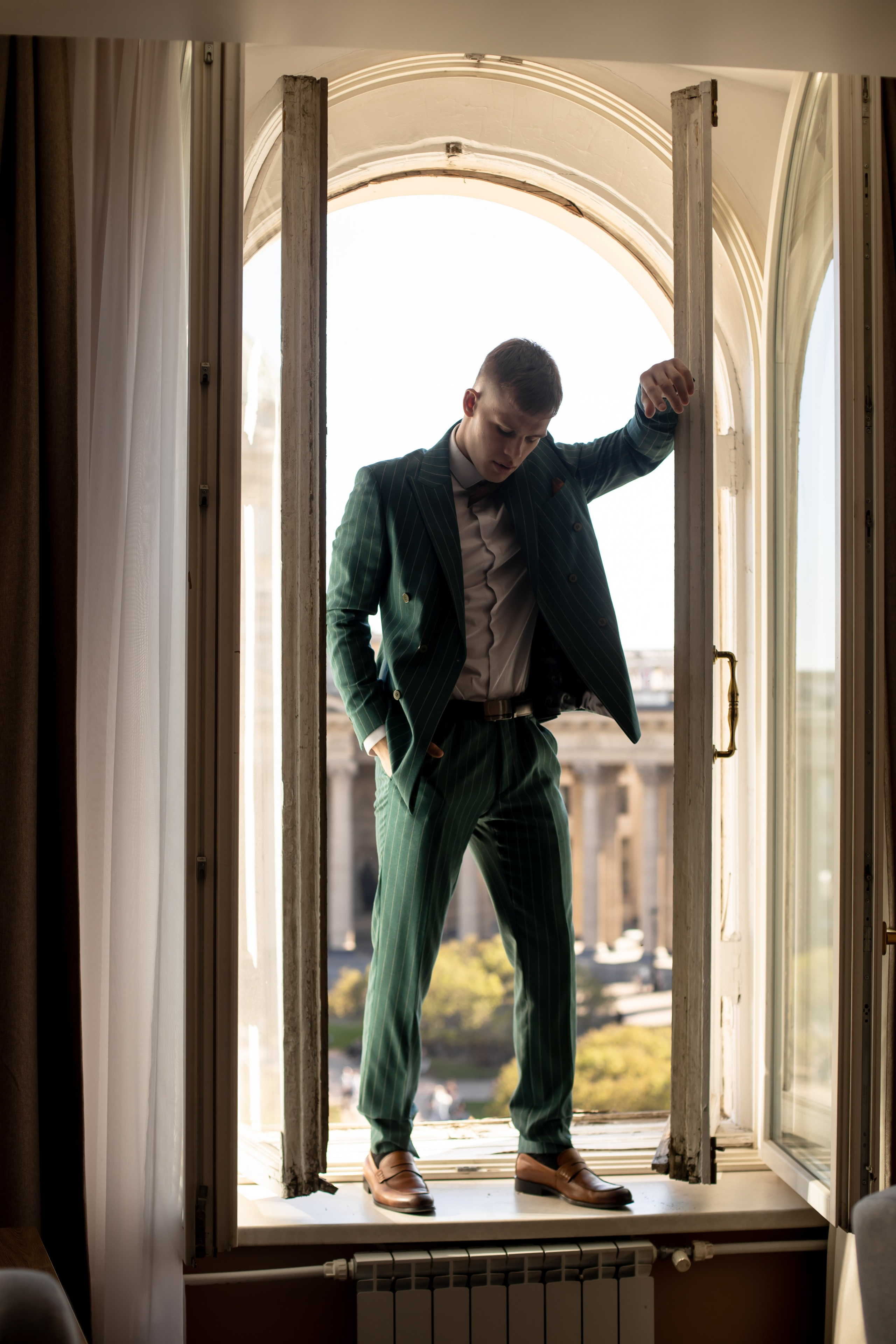 С видом на Казанский собора. Свадебный и семейный фотограф в Москве Диана Левченко