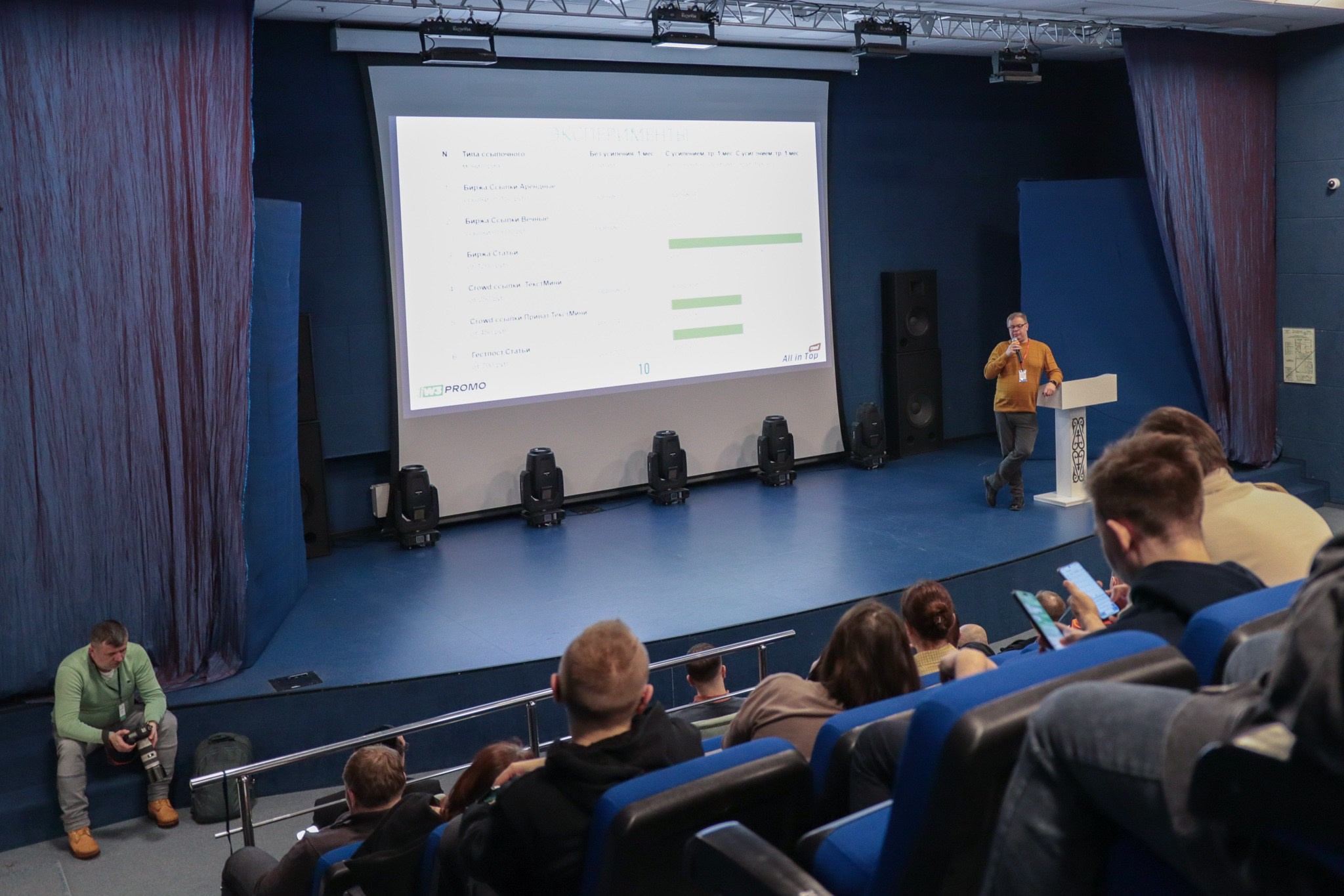 Конференция «ALL IN TOP CONF» 2026. Репортажный фотограф в Москве Екатерина Ремезова
