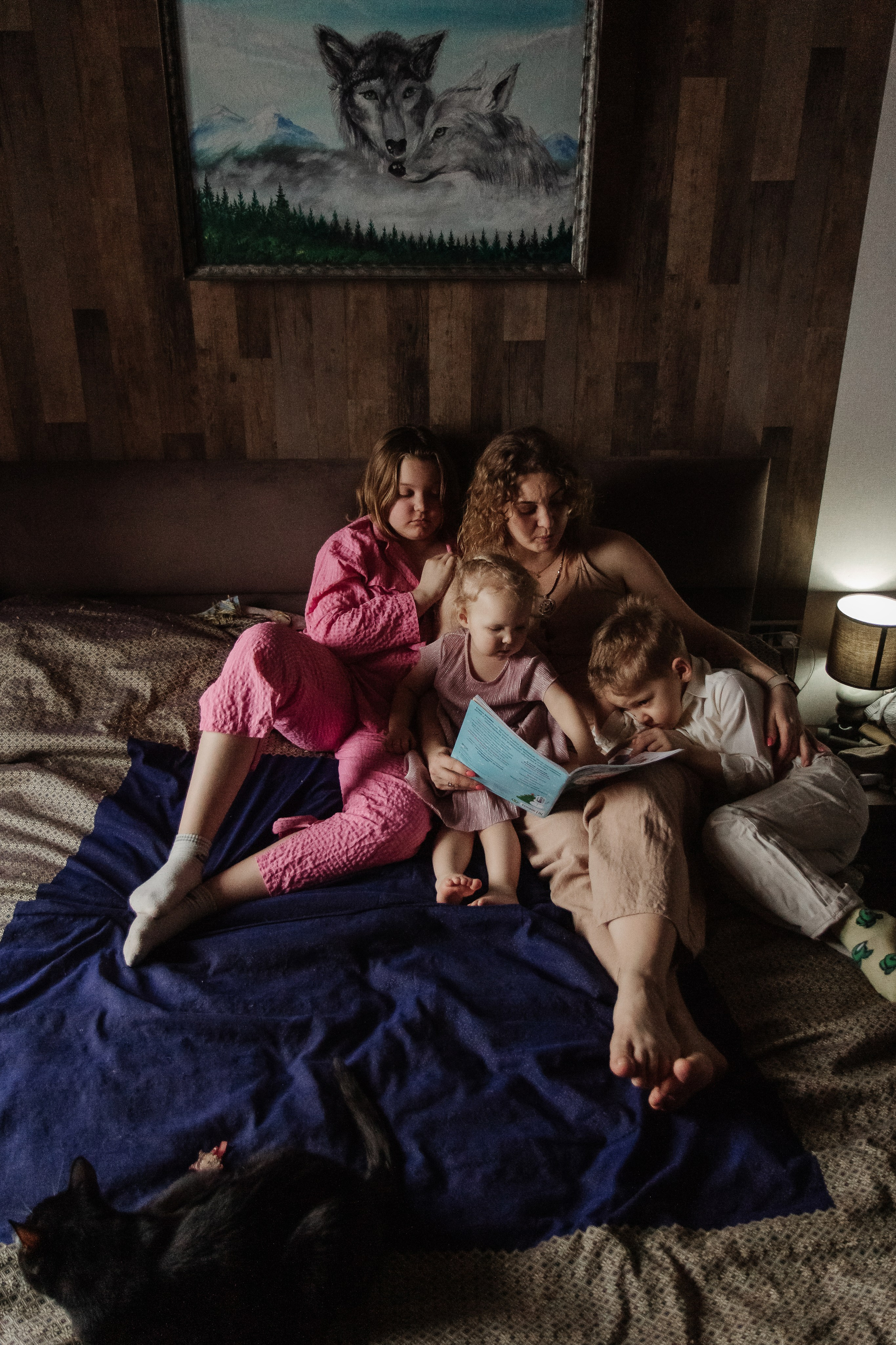 Домашняя фотосессия многодетной семьи. Семейный фотограф в Томске Максимова Екатерина