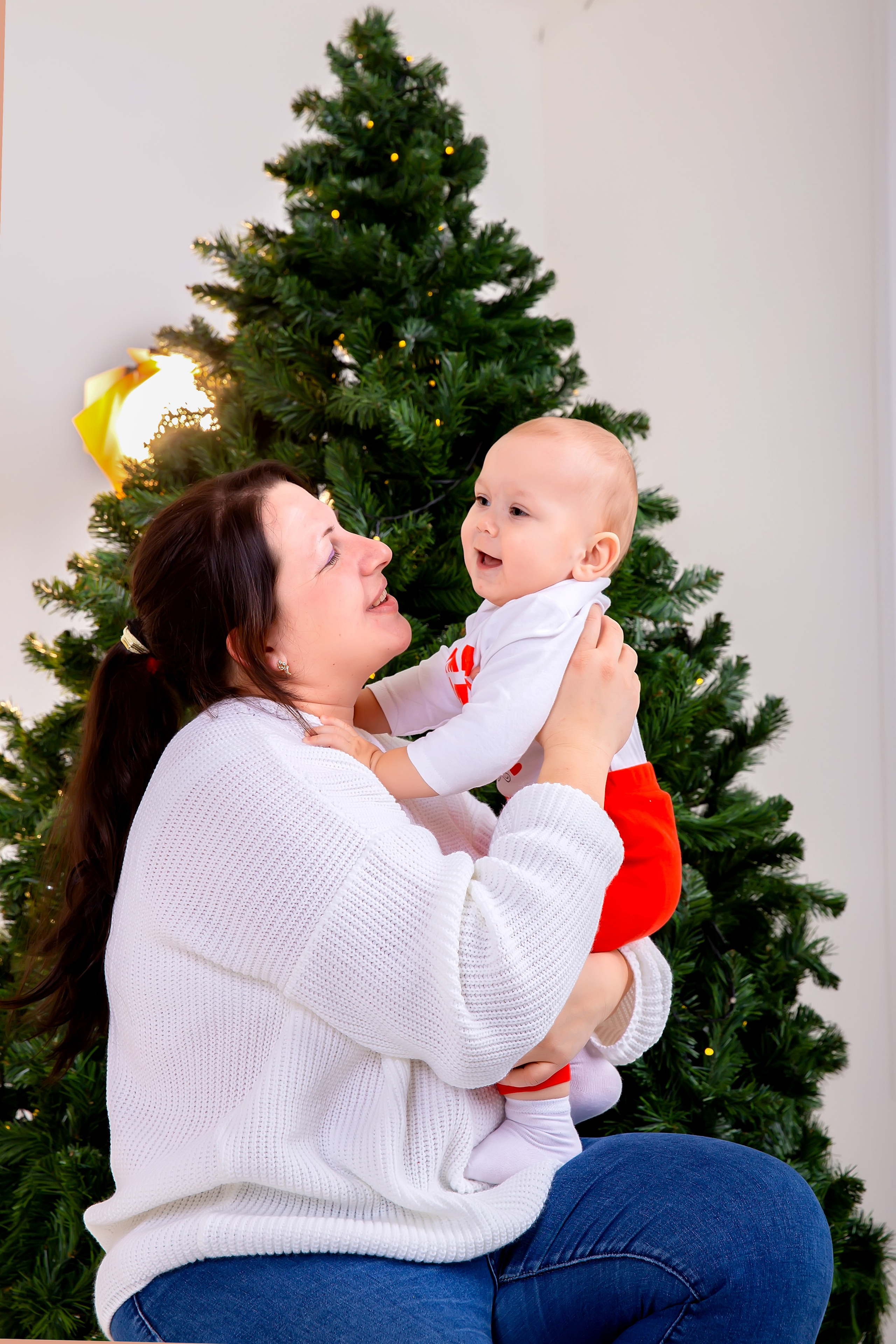 Новогодняя семьей. Школьный и детский фотограф Старожилово