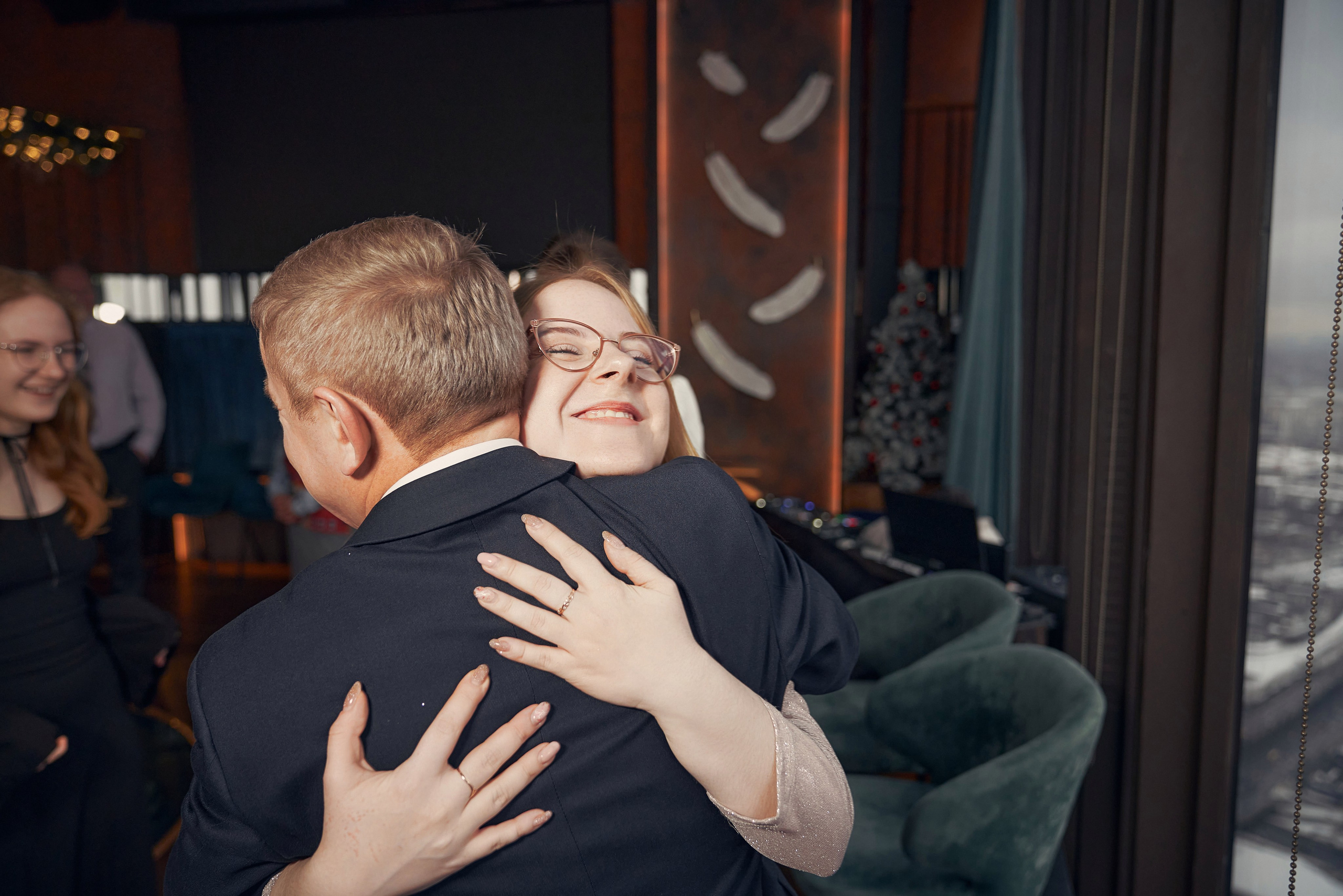 Свадебная Фотосессия в Москва-Сити, ресторан Birds