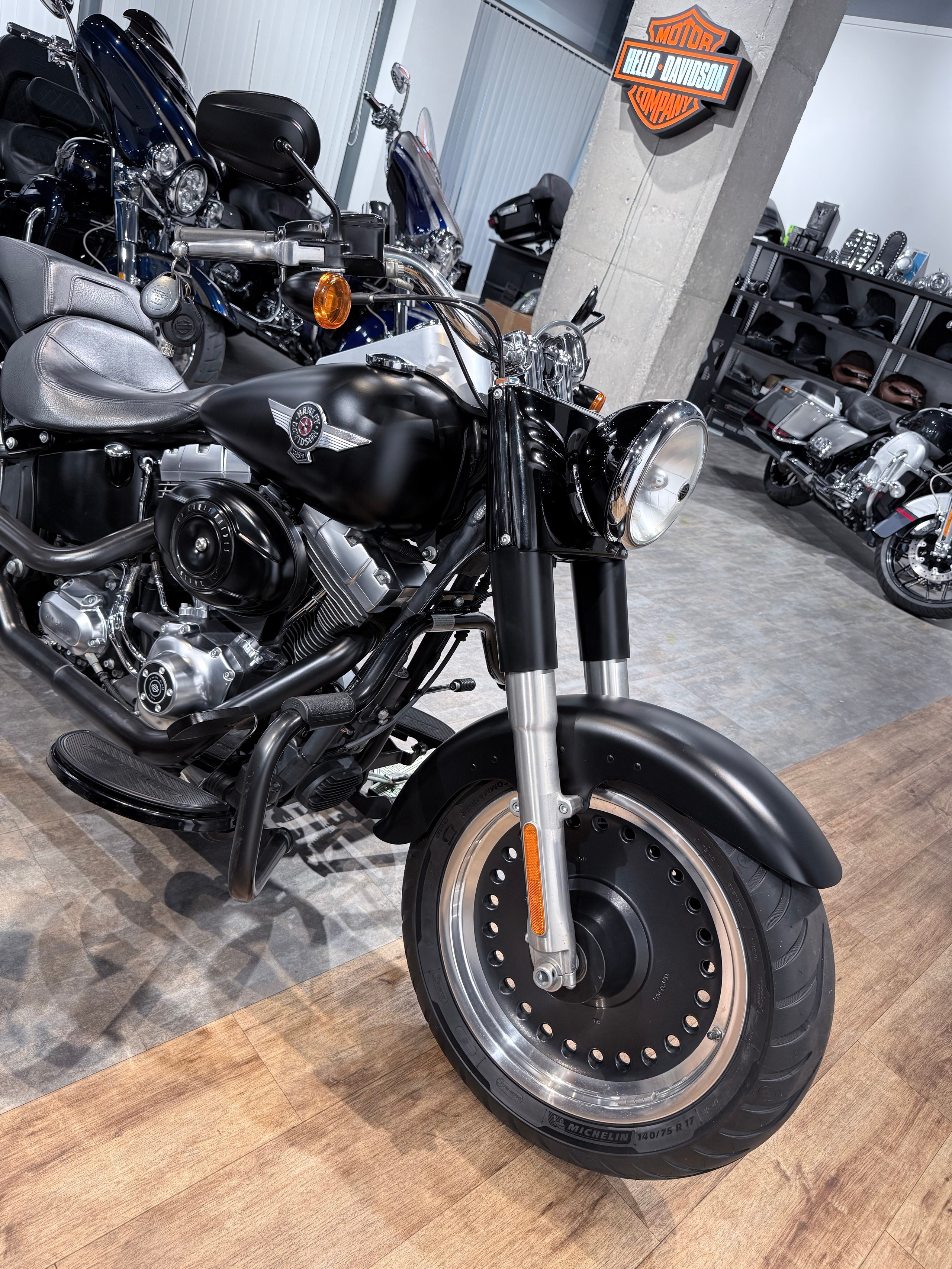 2014 Fat Boy Black Matt ABS. Hello Davidson, Москва. Только хорошие мотоциклы…