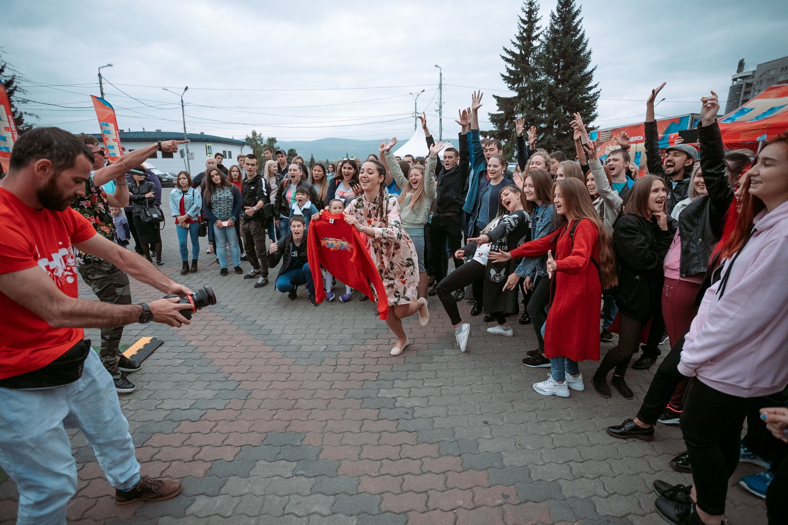 Попади на ТНТ @ Театральная площадь. Репортажный фотограф Максим Полянский. Москва, Санкт-Петербург, Красноярск