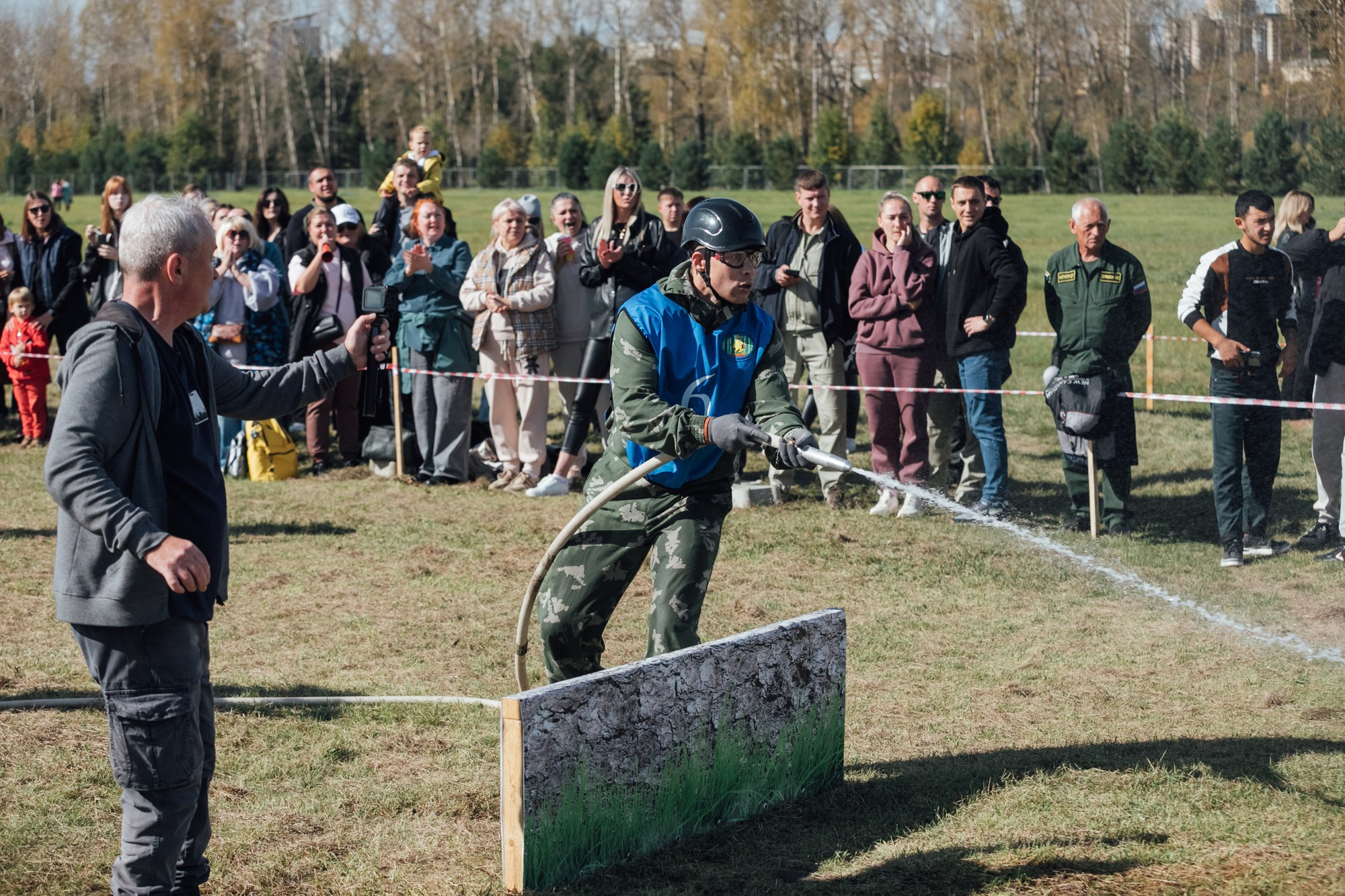 Соревнования «Лучший лесной пожарный» @ О. Татышев. Репортажный фотограф Максим Полянский. Москва, Санкт-Петербург, Красноярск