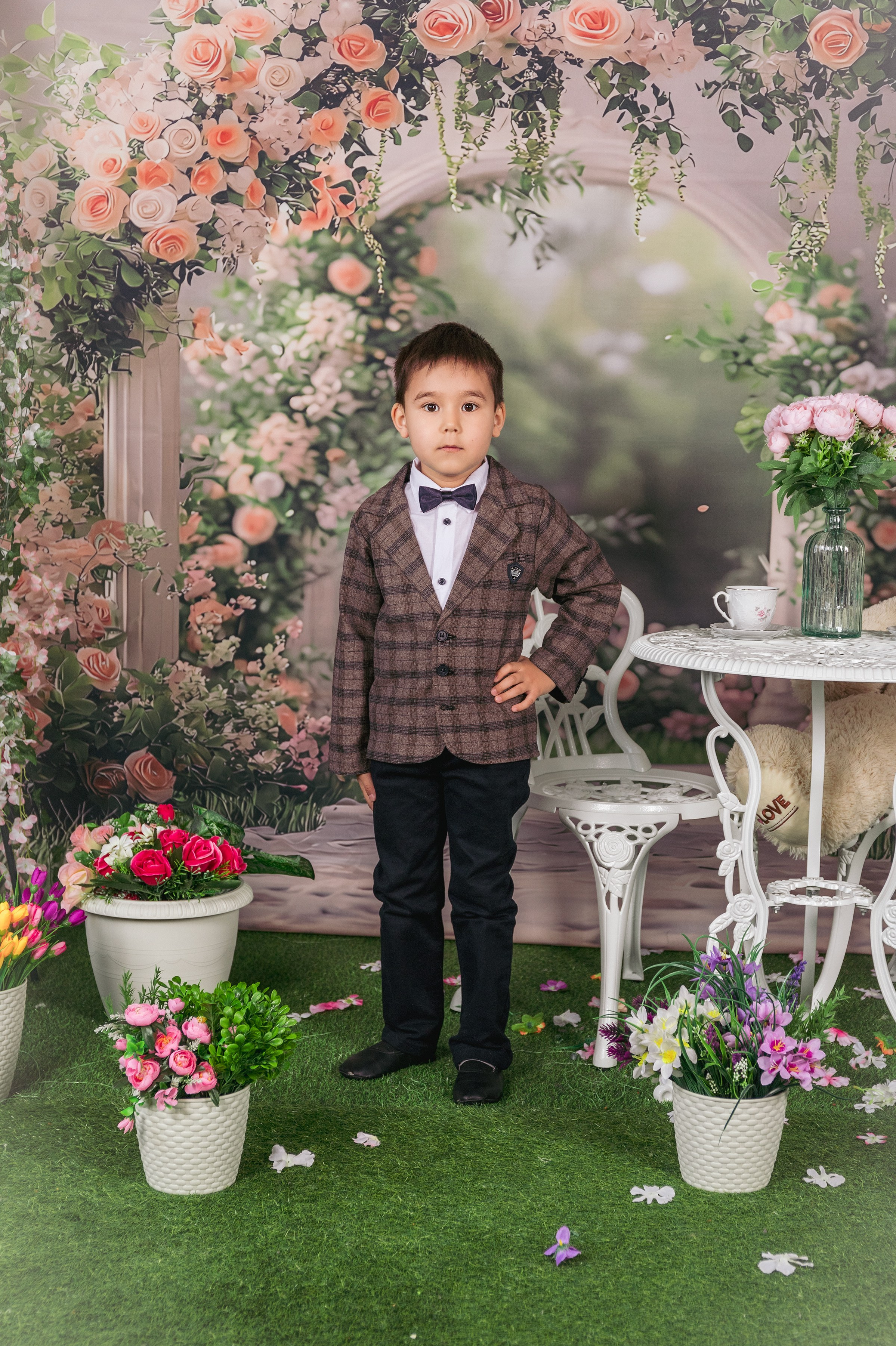 Весенняя фотосессия в ретро стиле. Школьный-дошкольный фотограф в Уфе и Башкирии Вильданов Руслан