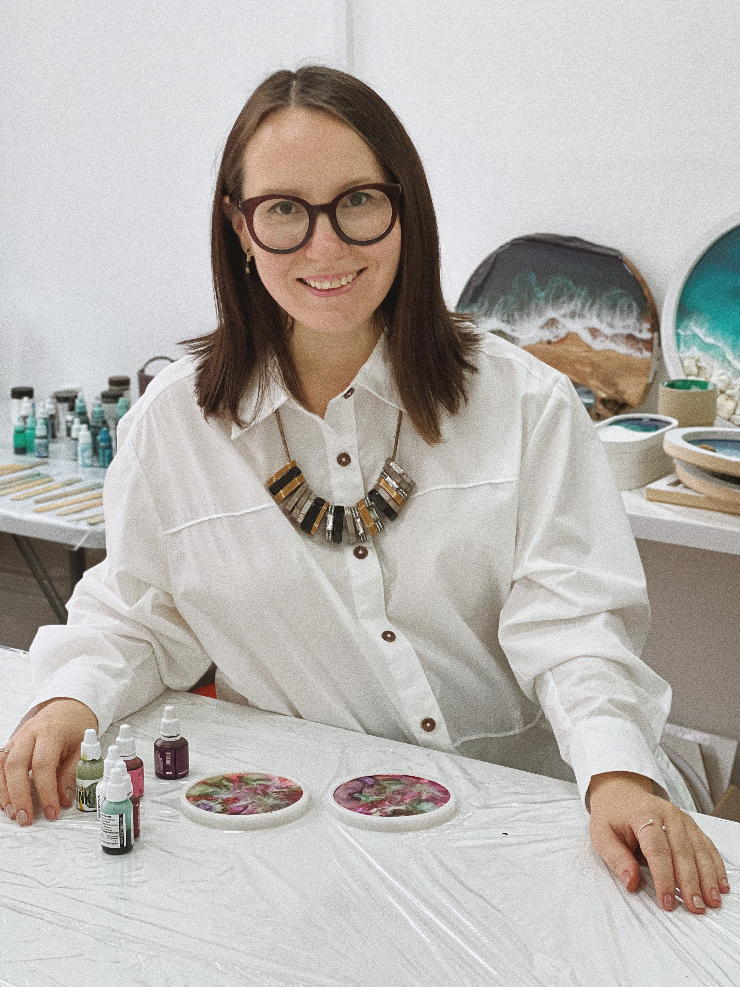 Мастер-классы. Seatales — эпоксидная смола и спиртовые чернила