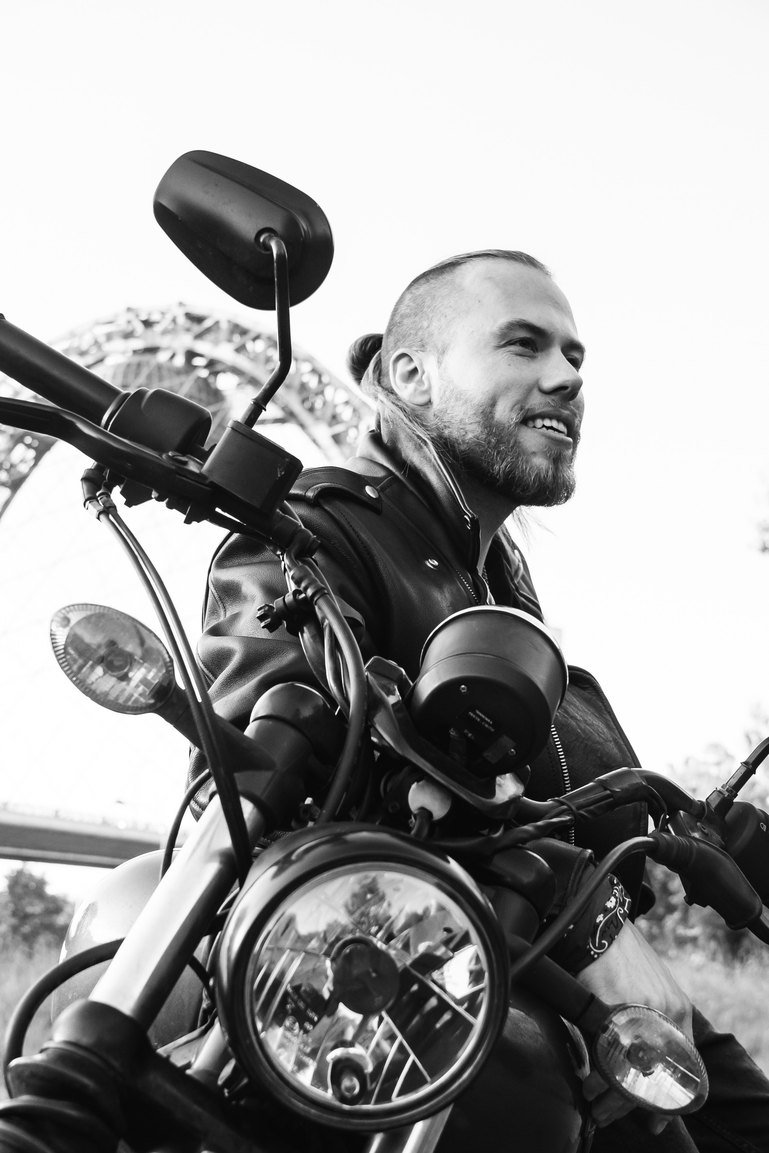 Иван и Harley Davidson. Наталия Фролова. Фотограф. Москва