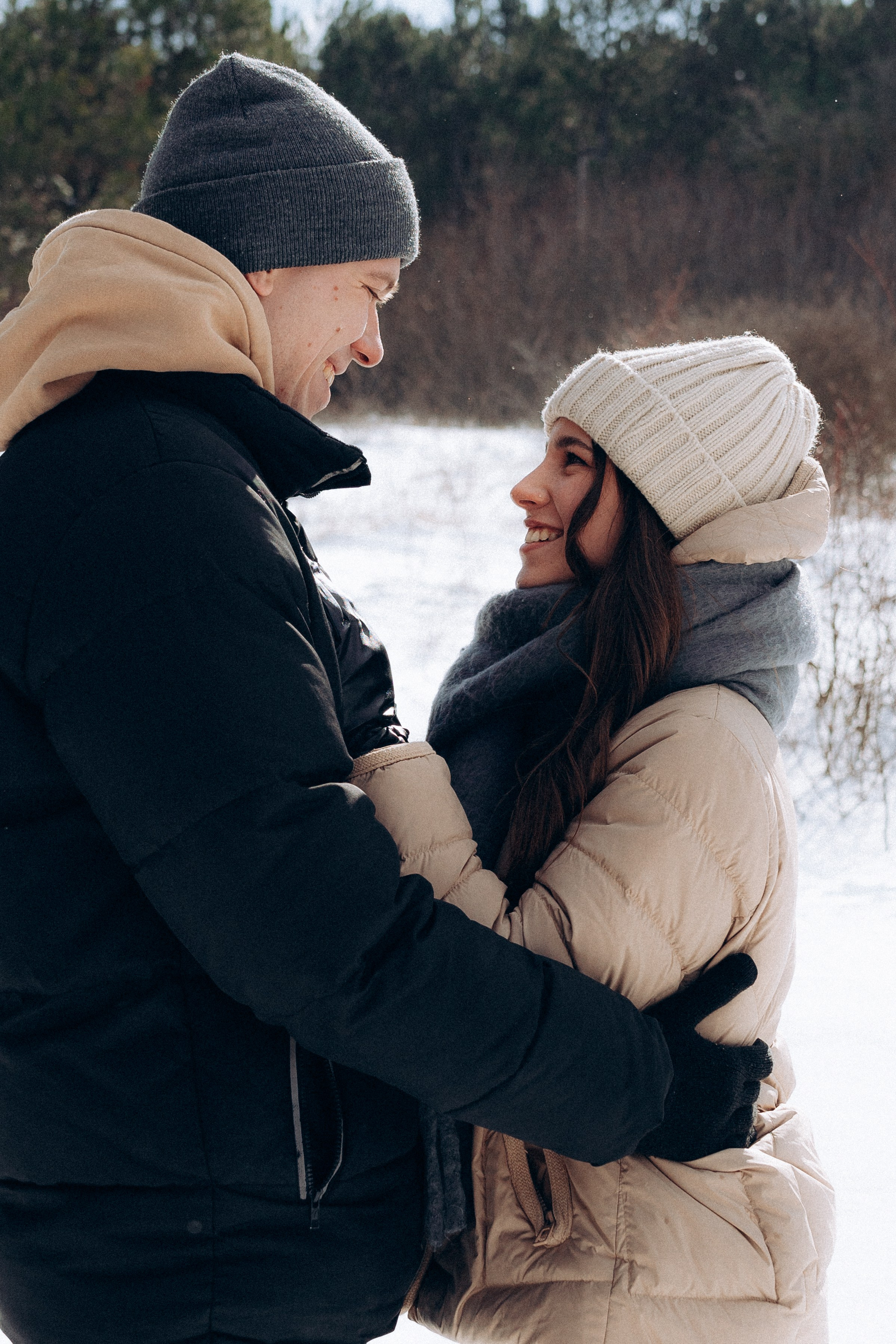 Саша и Даня | Снежный денек. Портретный свадебный фотограф Крым | Евгения Щитенко