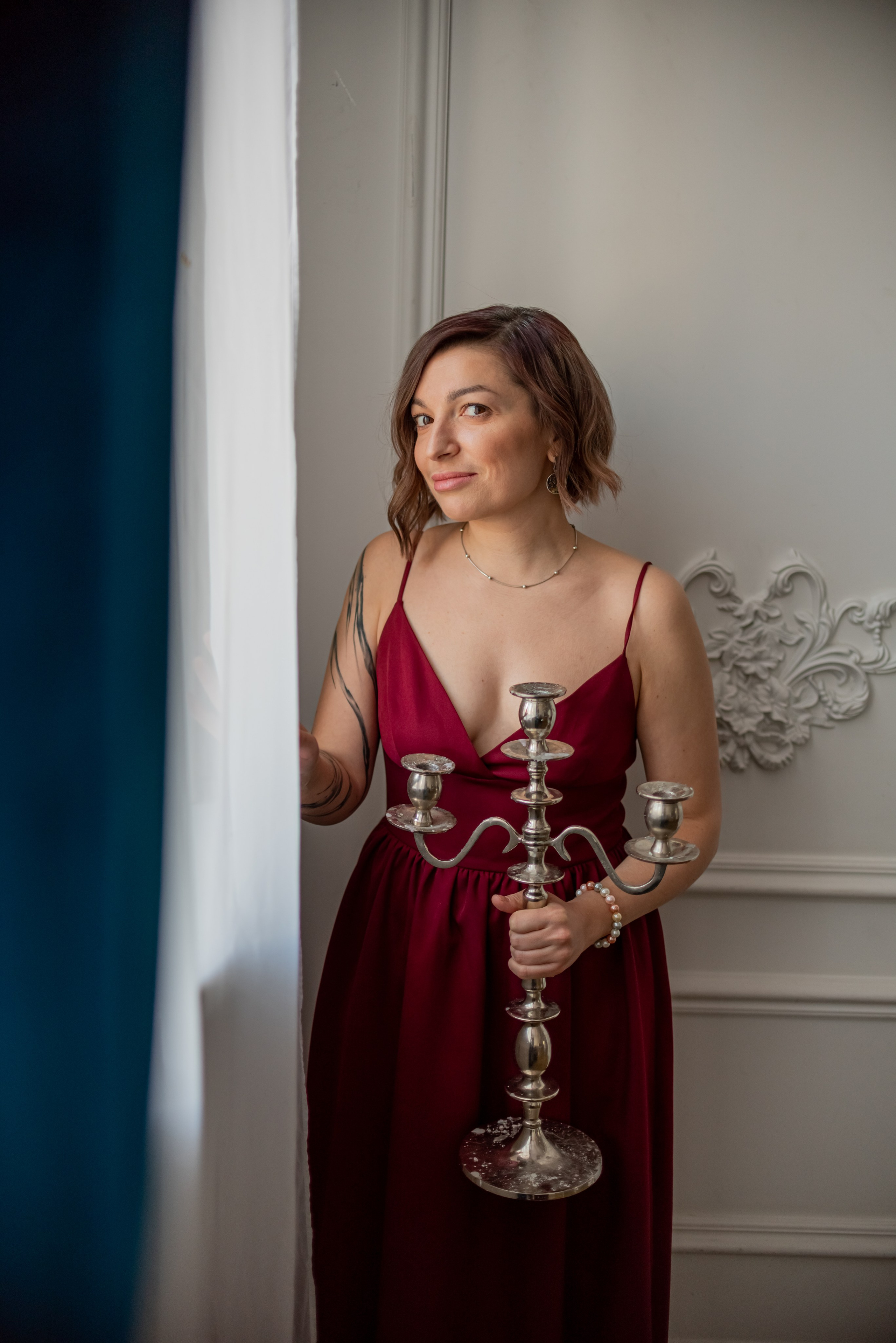 "Портрет женщины в профессиональной студии в Москве на ВДНХ