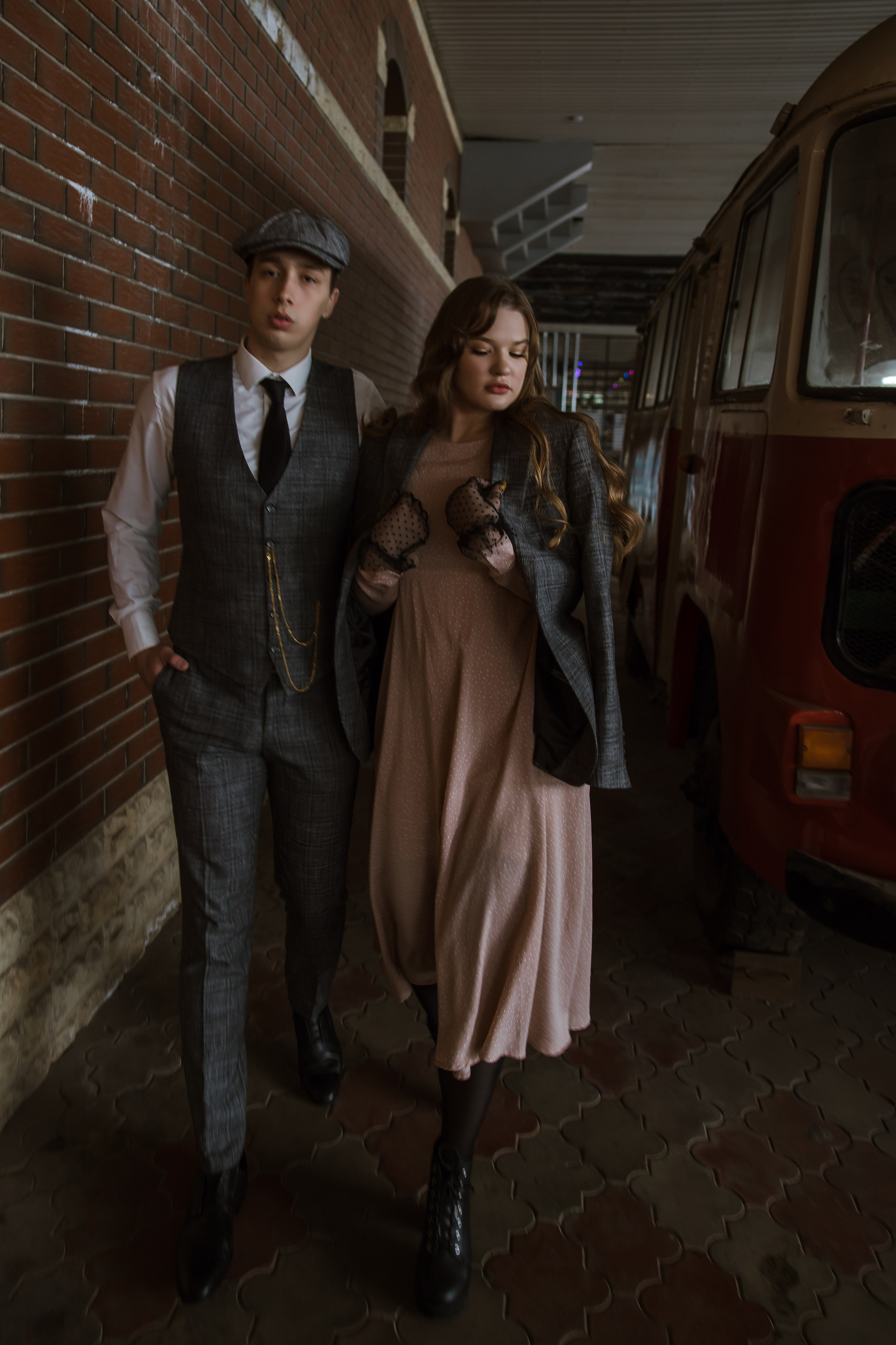 Фотосессия пары в стиле «Острые козырьки». Свадебный и семейный фотограф в Самаре и Тольятти | Елена Топанцева