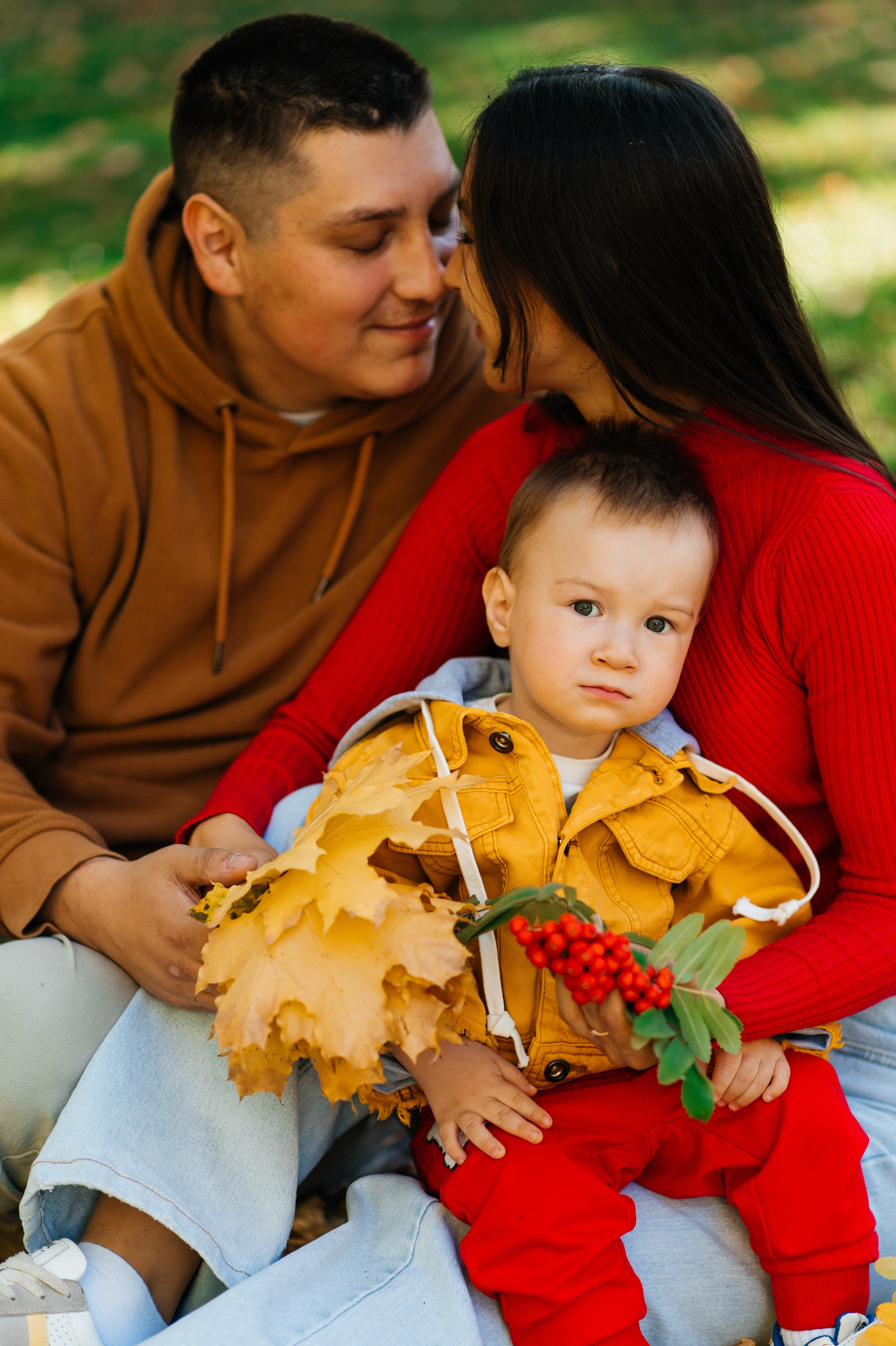 Осенью в парке. Семейный фотограф в Оренбурге Анна Рожкова