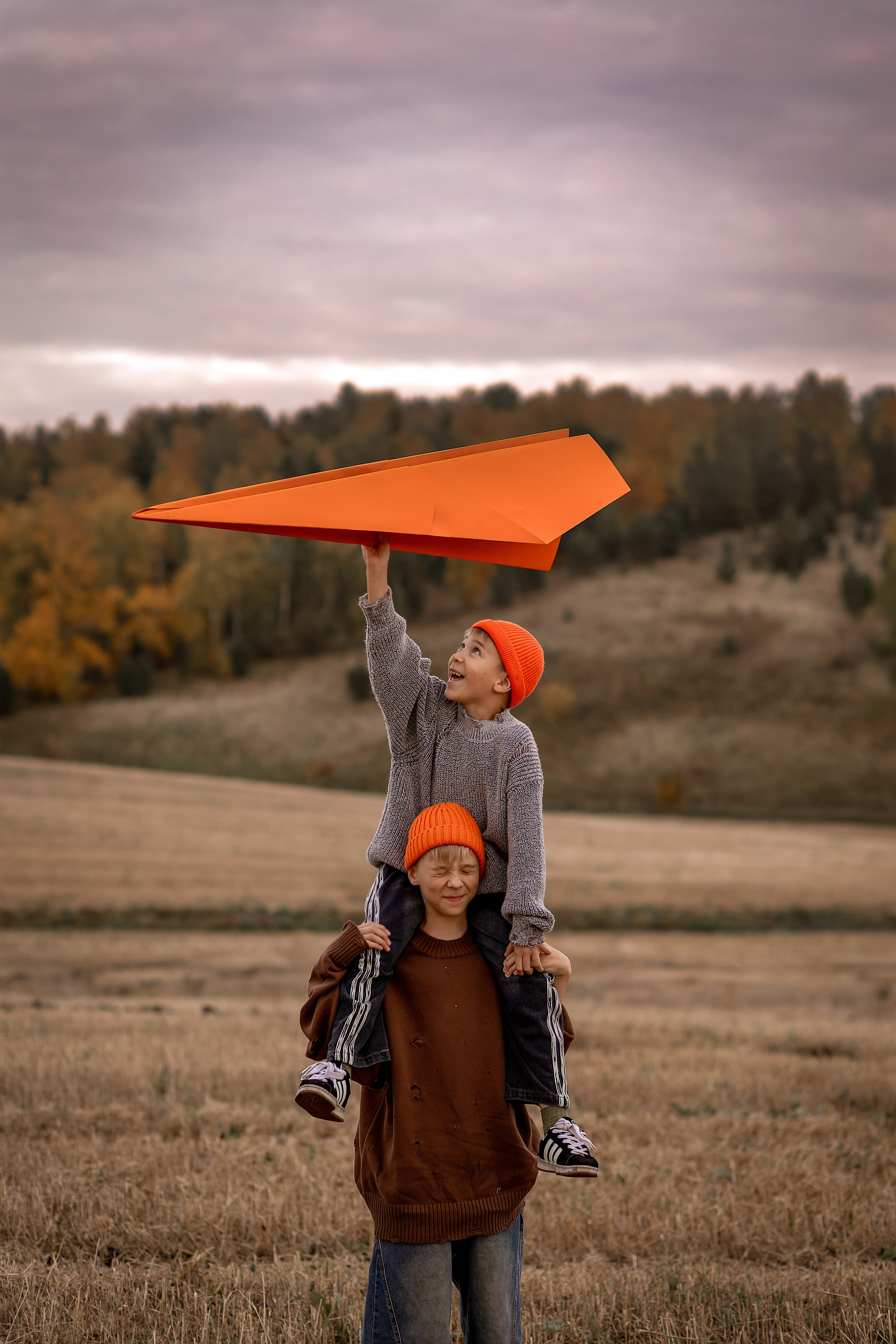 Оранжевое настроение. Детский и семейный фотограф в Красноярске Елена Коровкина