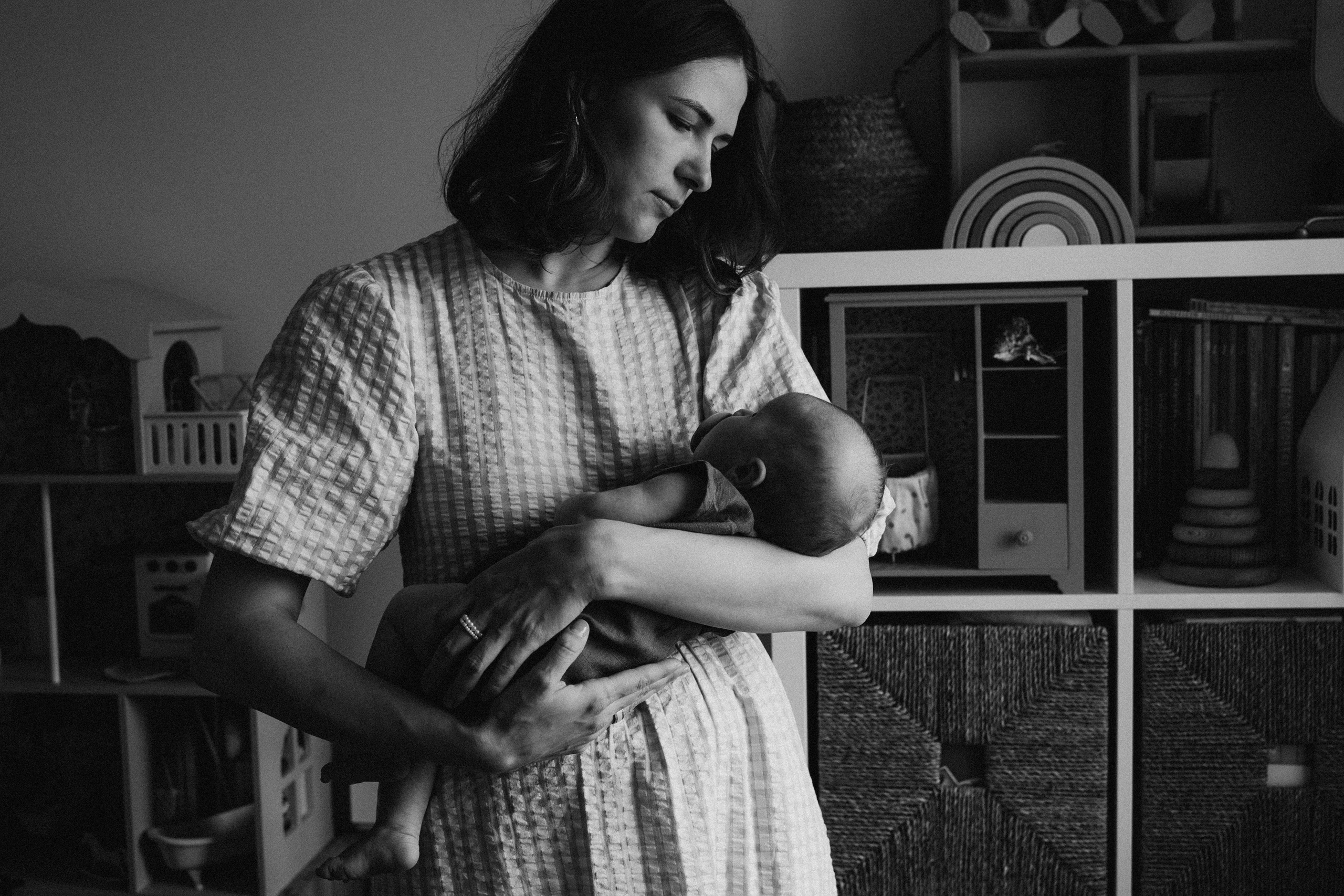 Ньюборн дома. Семейный фотограф в Мурманске Екатерина Юшкова