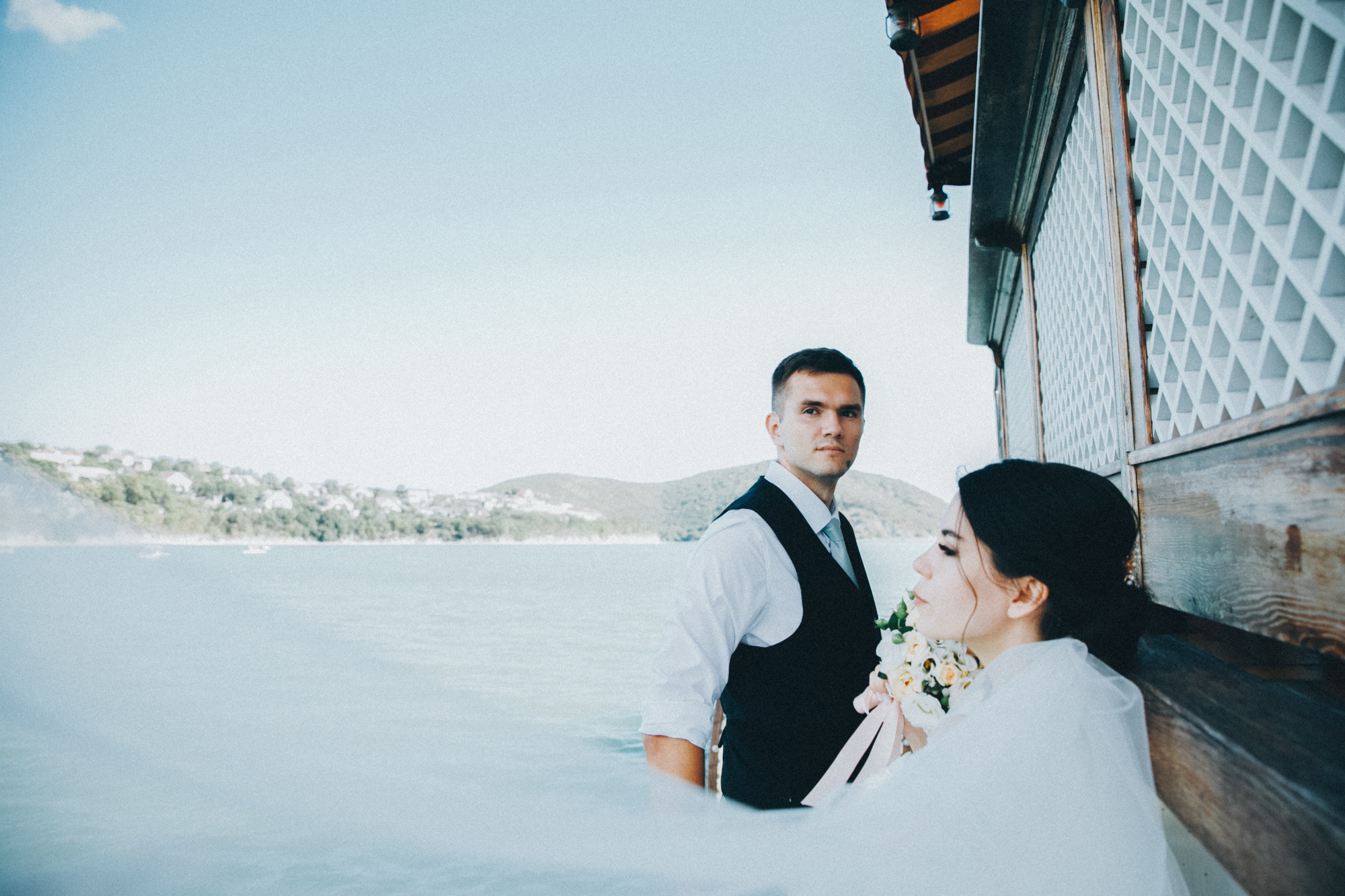 Wedding at the sea. Фотограф Максим Маркелов