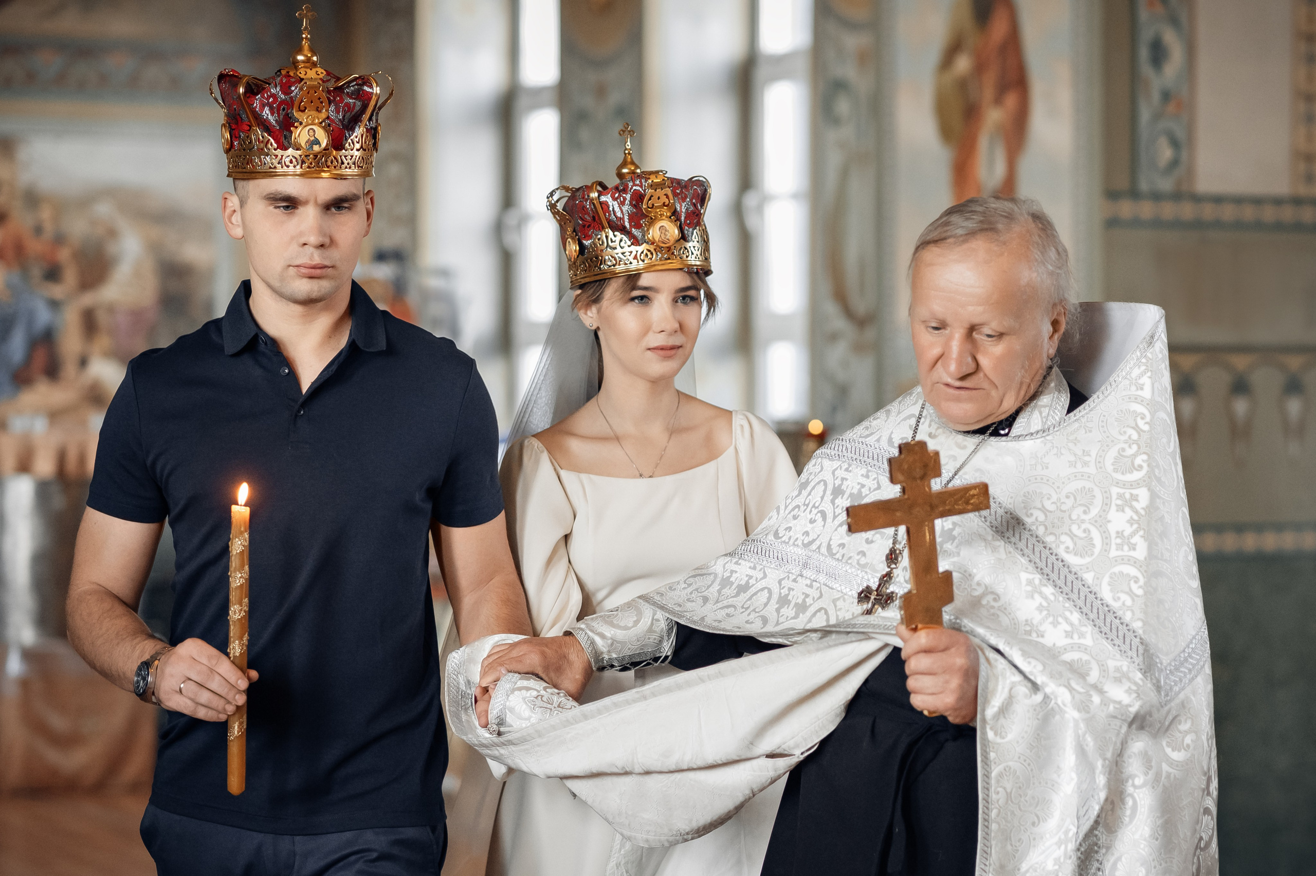 Венчание в храме Иоанна Богослова. Церковный фотограф на Таинство Крещения и Венчания в Оренбурге и Оренбургской области Екатерина Белкина