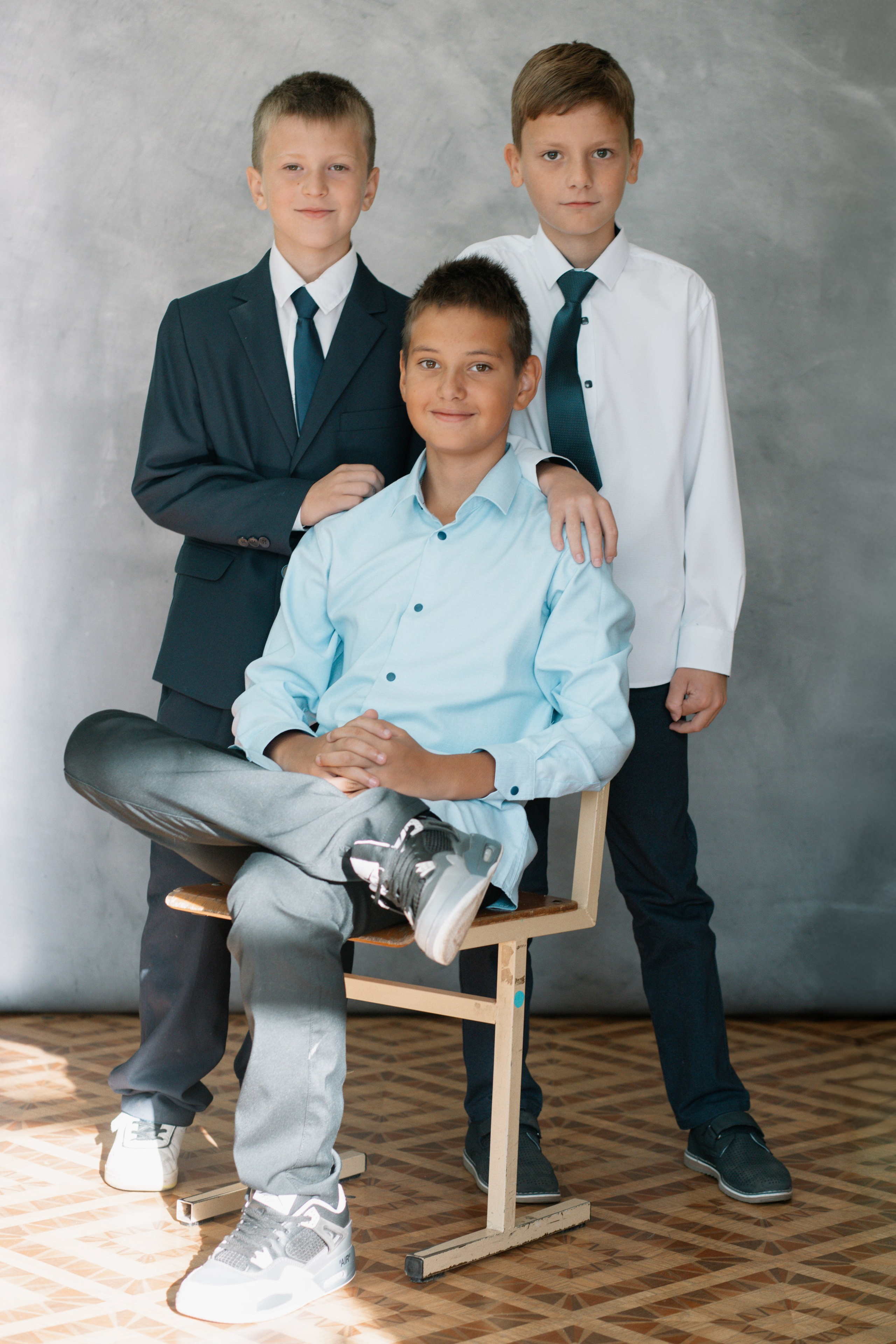 Школа № 19, 4 класс. Фотосессия для выпускной папки. Студия выпускных альбомов Остров