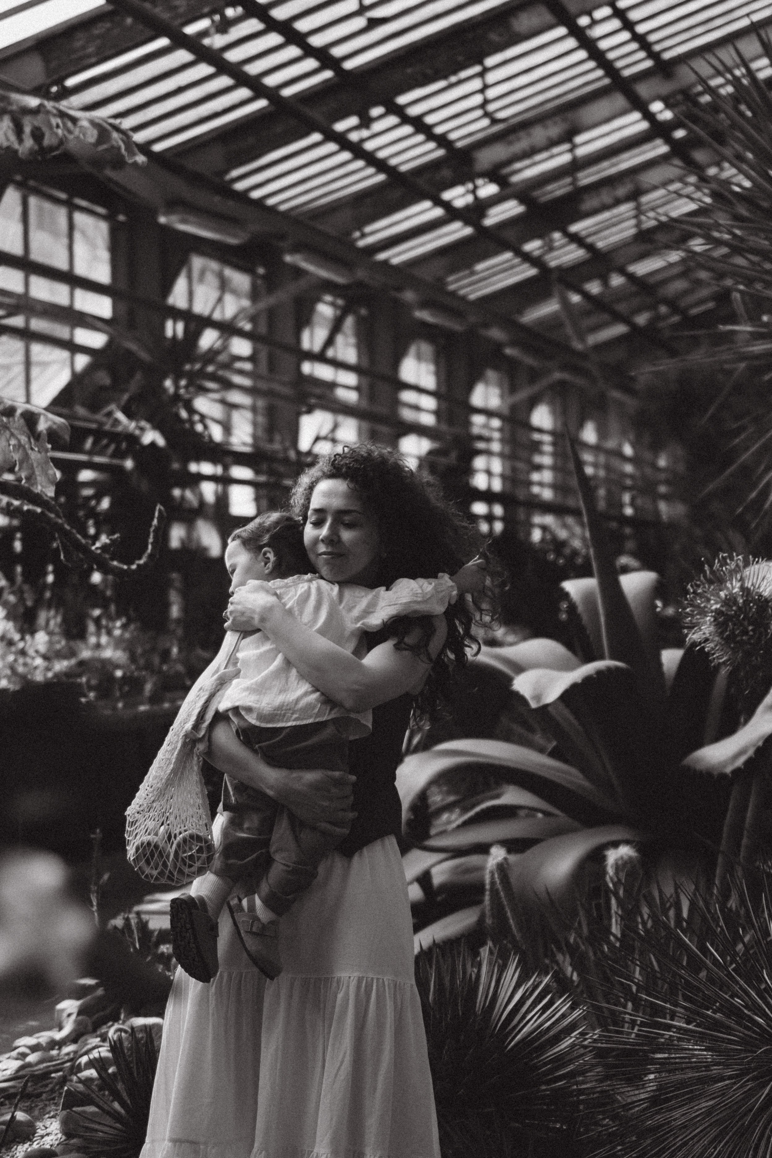 Прогулка по оранжерее. Семейный фотограф в Москве Ксения Аганина