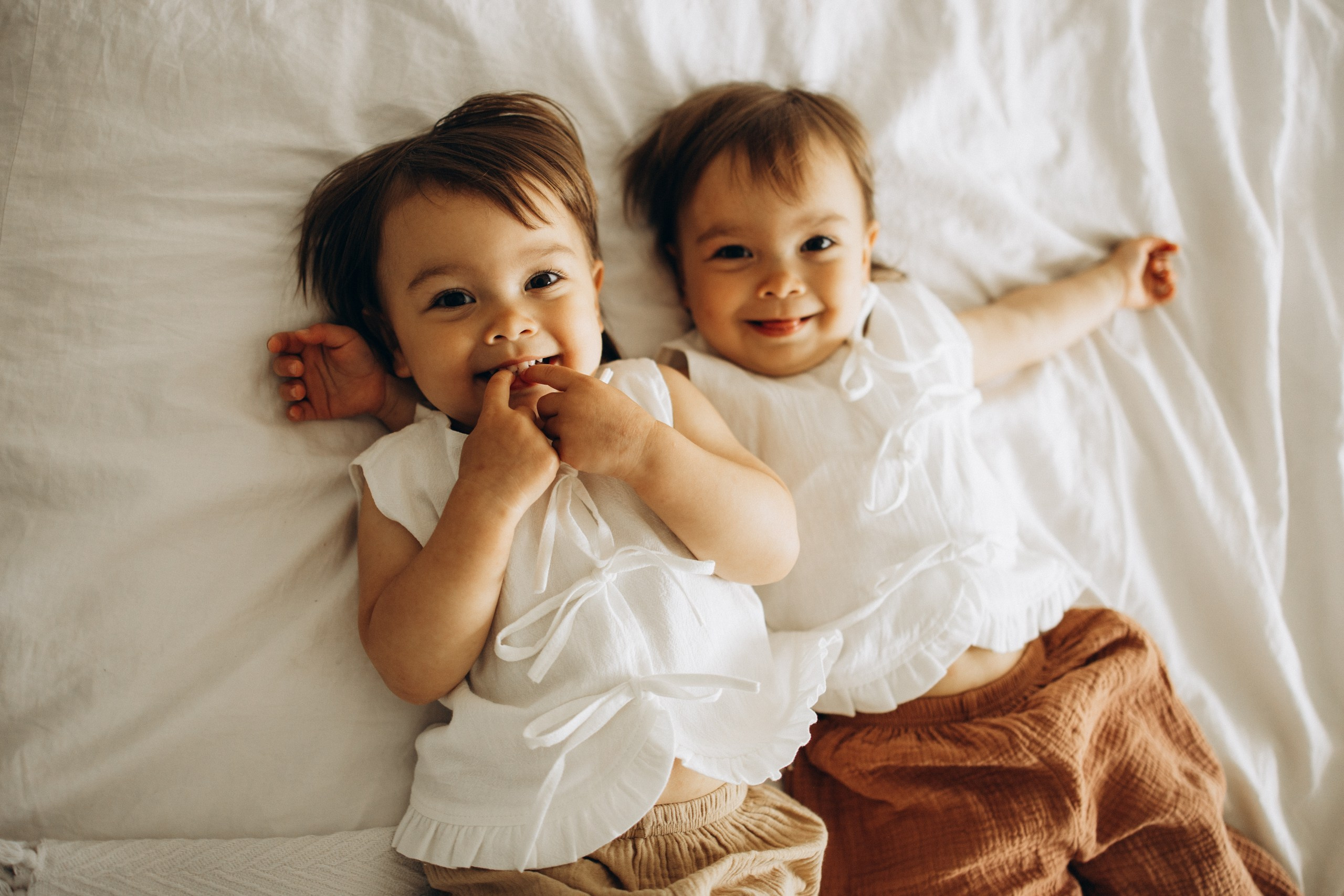 Веселые сестрички. Семейный фотограф в Москве Ксения Аганина