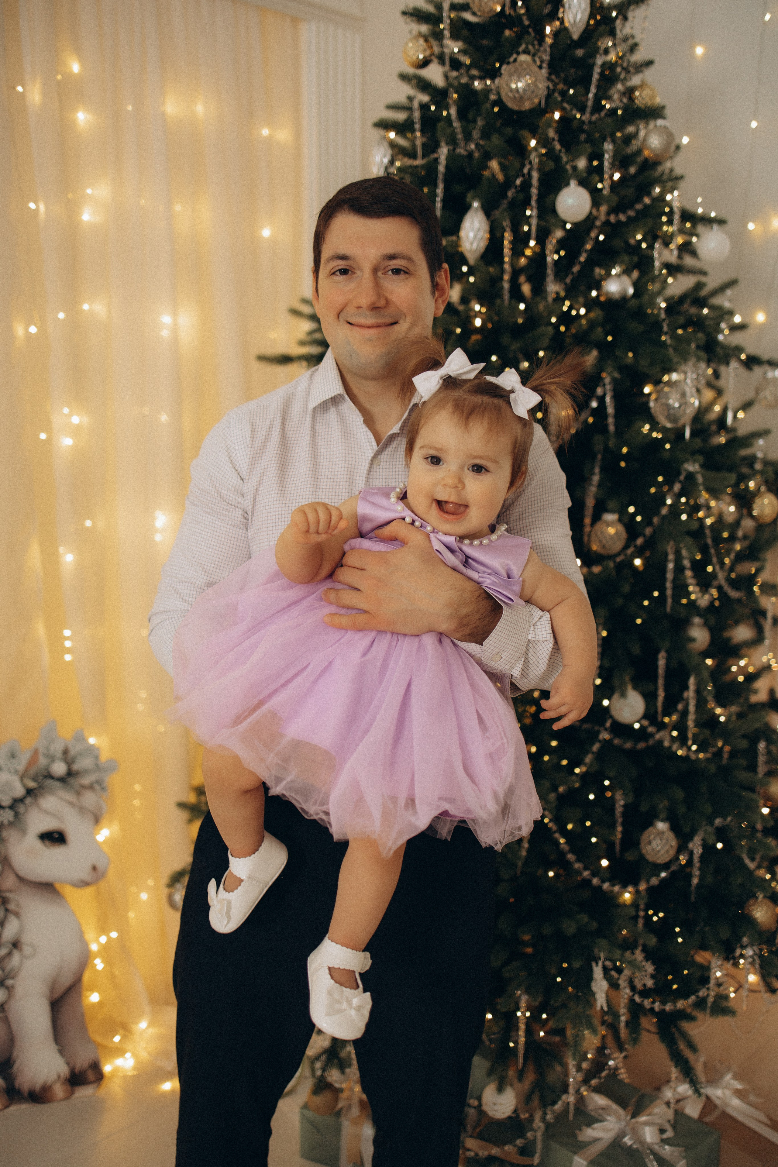 Новый год маленькой Анечки. Семейный фотограф в Москве Анастасия Шалда