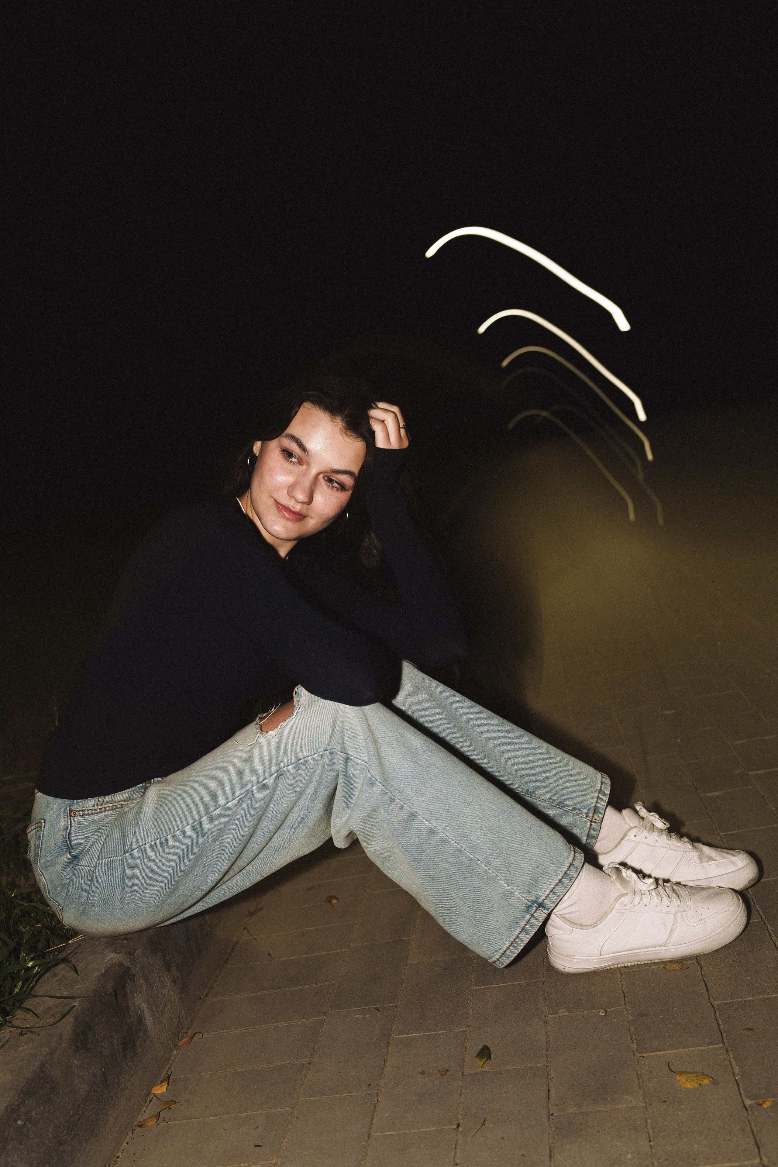 Уличная ночная фотосессия девушки в Калининграде. Репортажный, свадебный и портретный фотограф в Казани | Ринат Миниханов