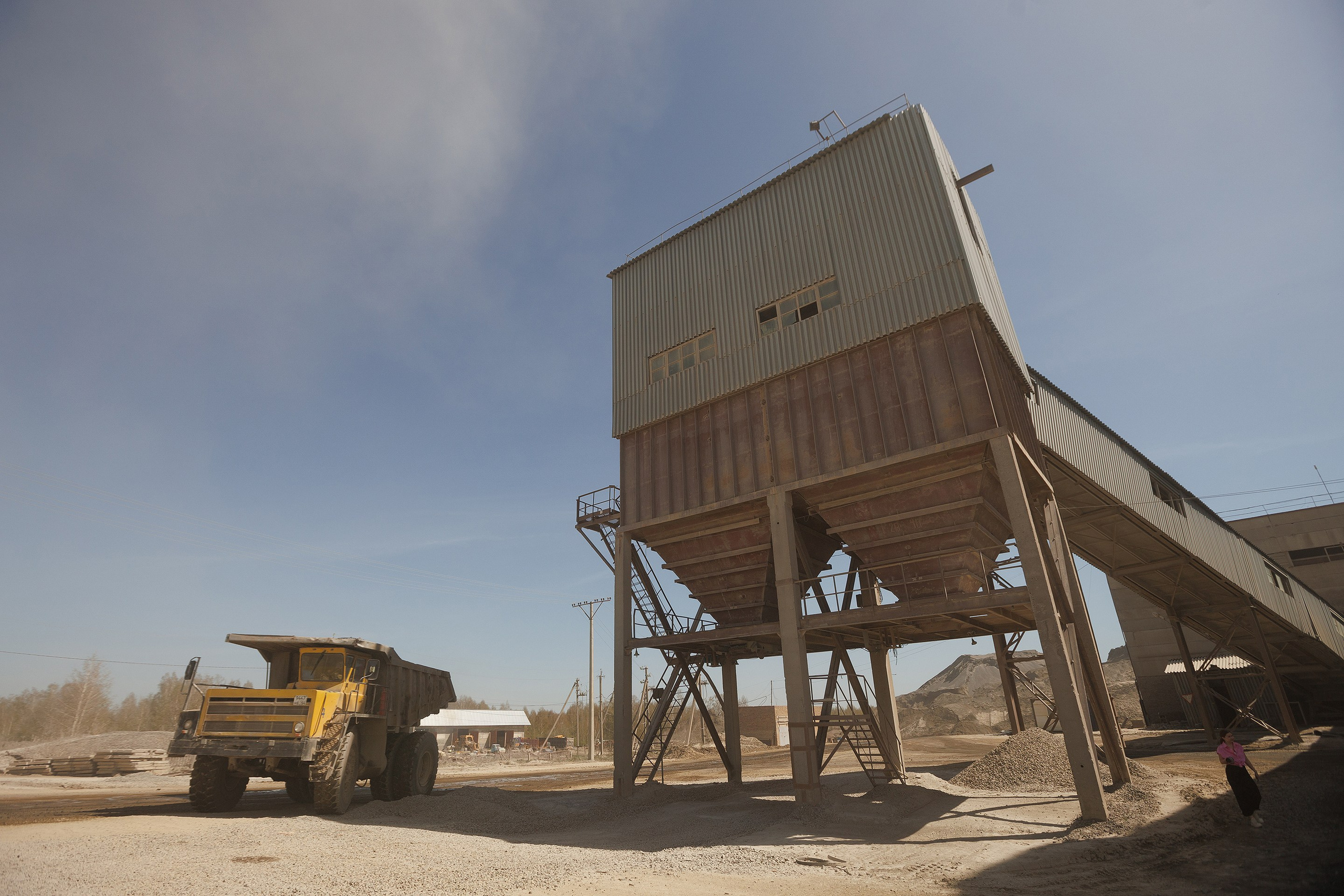 Промышленная фотосъемка на карьере. Профессиональный фотограф в Новосибирске