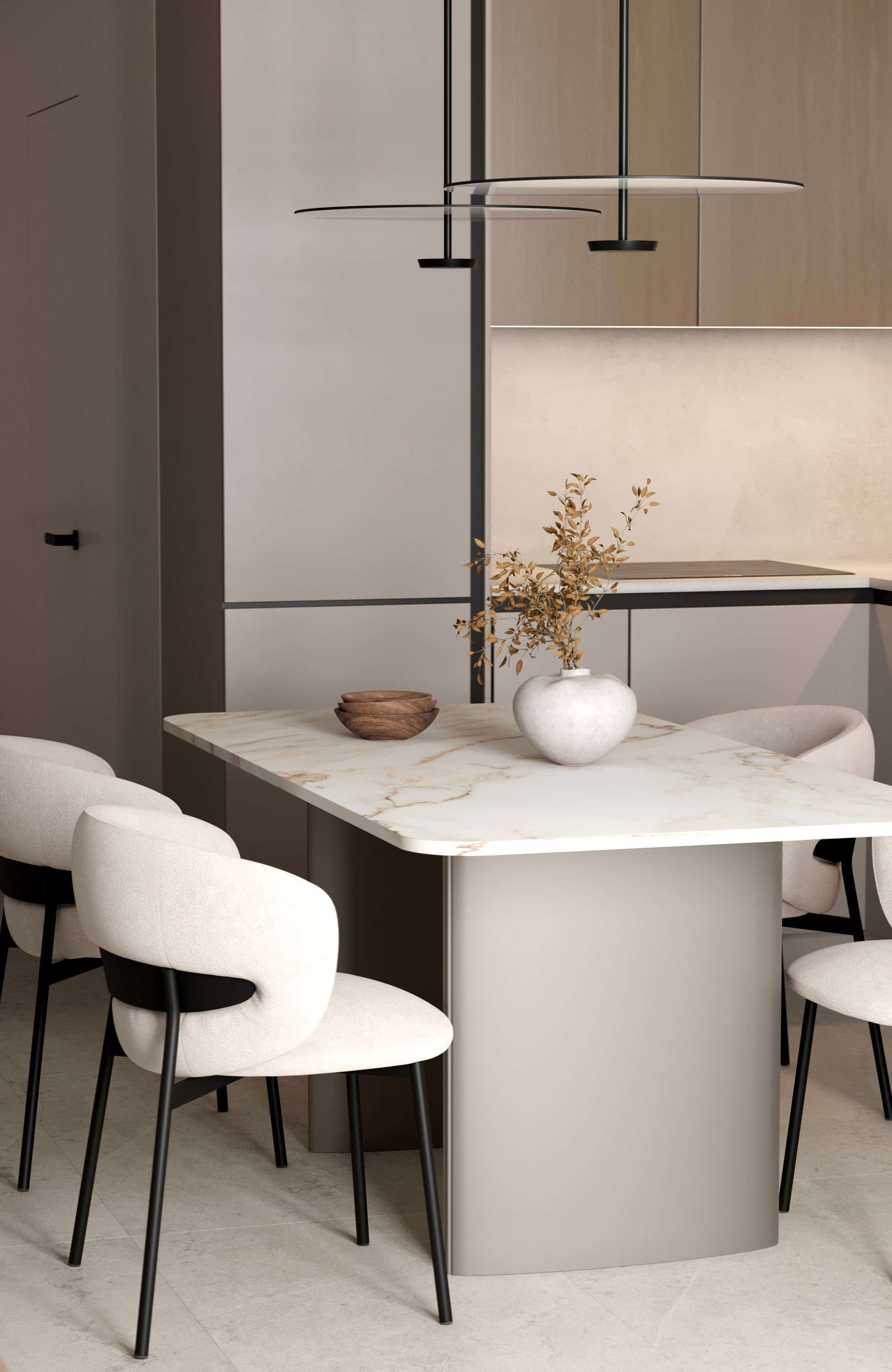 Light minimalistic interior 1. Cg artist Shchapov Dmitry