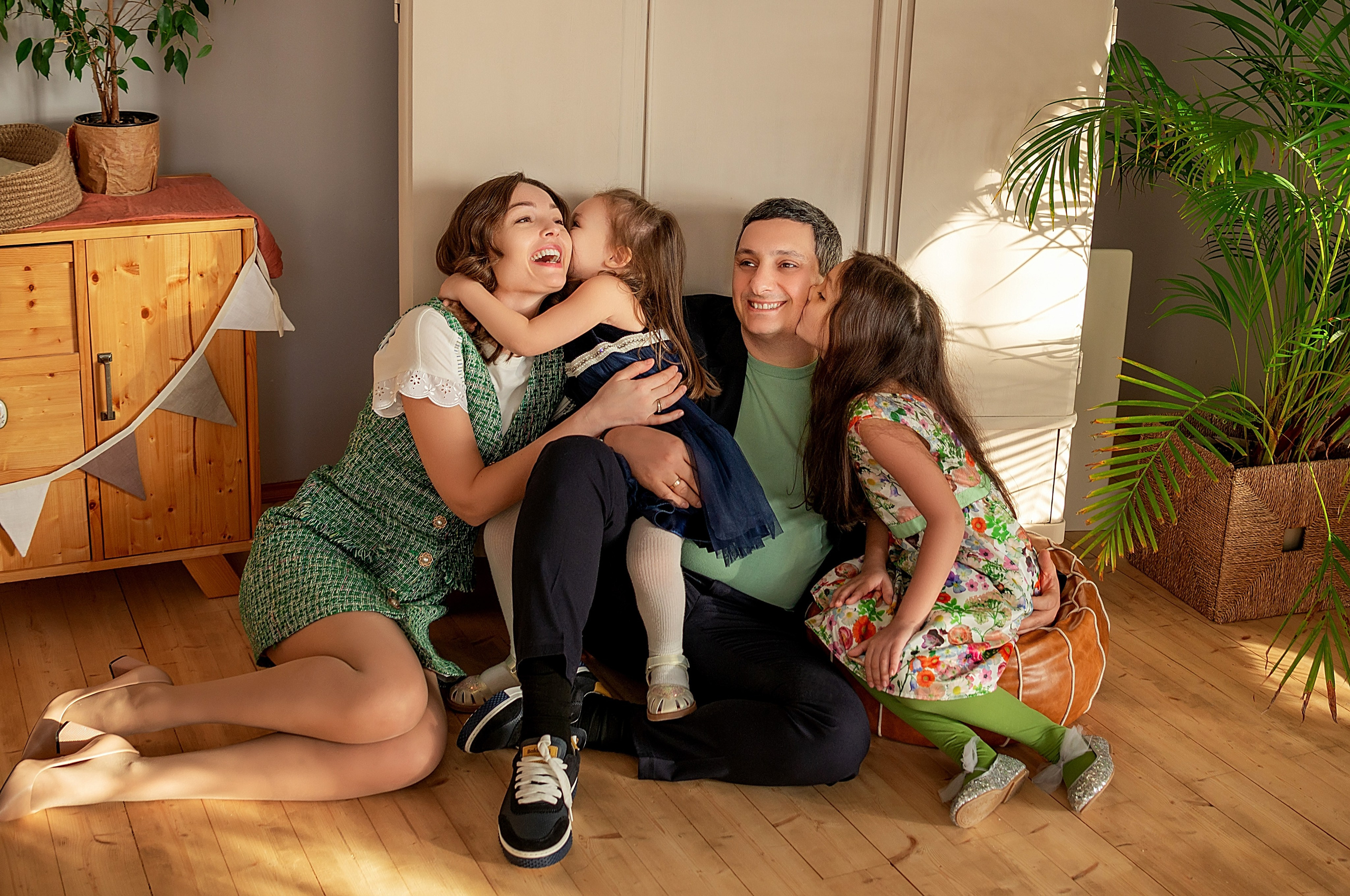 Новогодняя семейная фотосессия в Краснодаре 2023-2024. Фотограф новорожденных Краснодар Малышенко Надежда