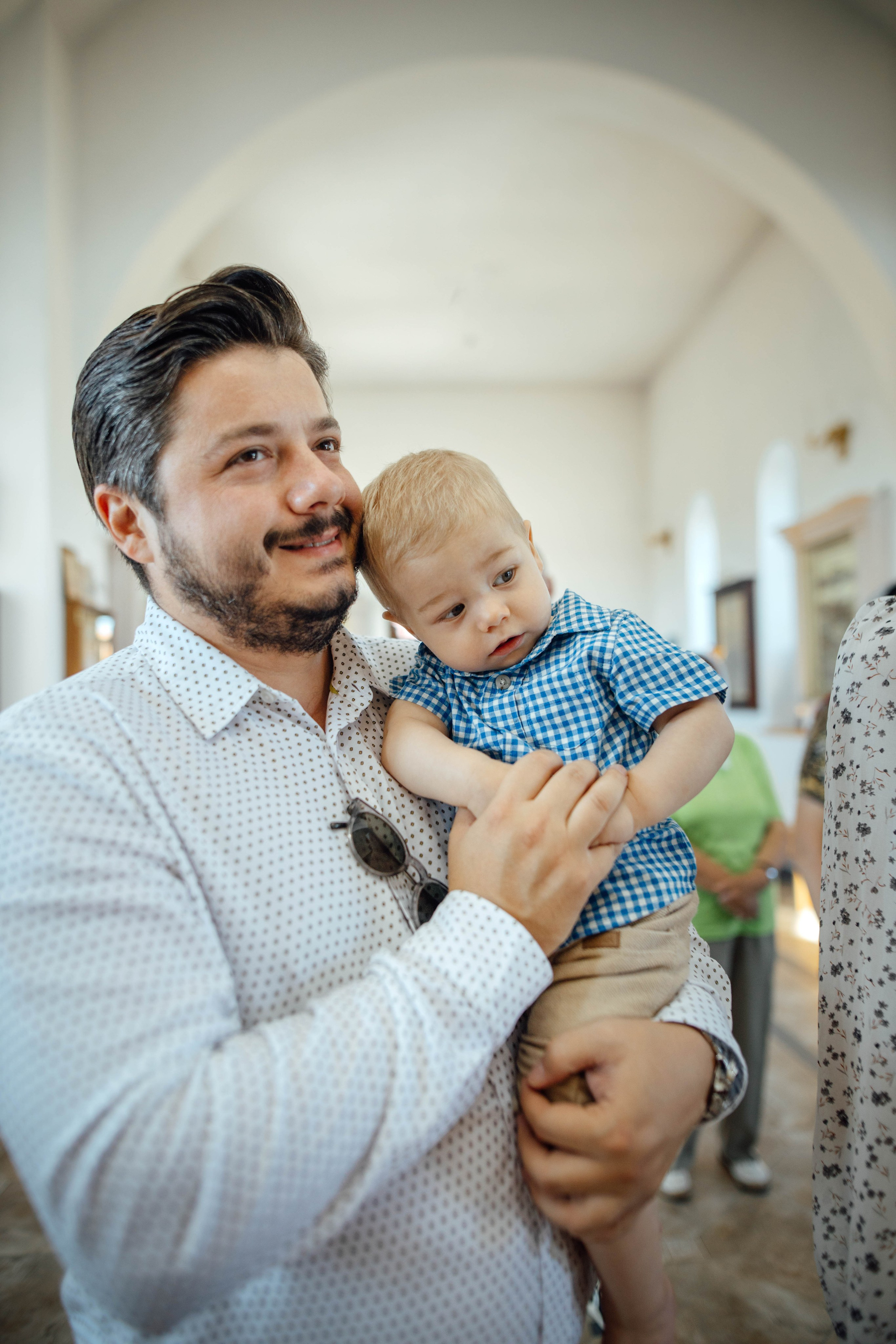 Крещение Энвера (Михаила), д. Колядищи, храм Успения Пр. Богородицы, август 2025