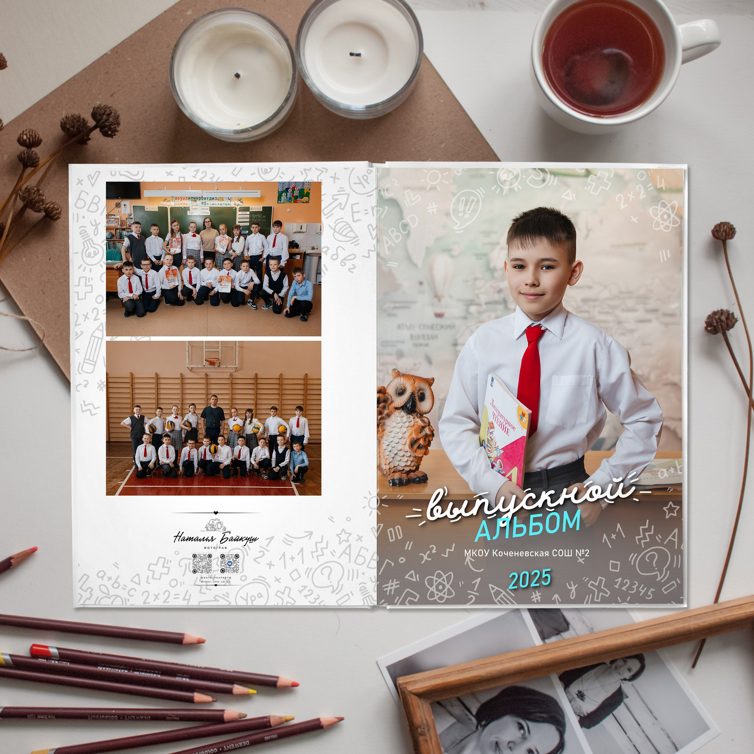 Альбом MINI на 2 разворота 2000. Свадебный, семейный фотограф. Выпускные альбомы в Коченёво / Новосибирск. Наталья Байкуш