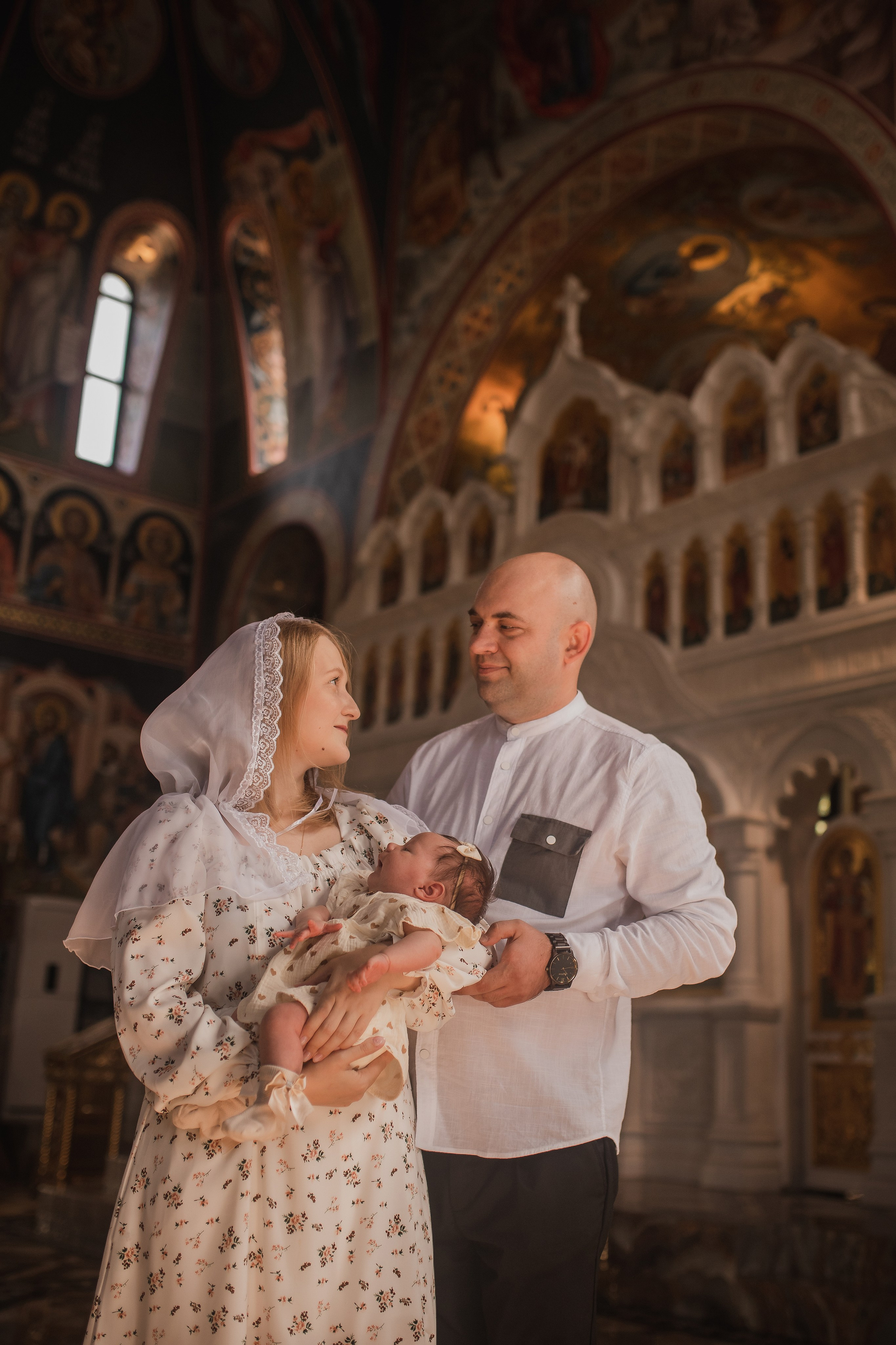 Крещение. Семейный фотограф Елена Клименко (Sunlight)