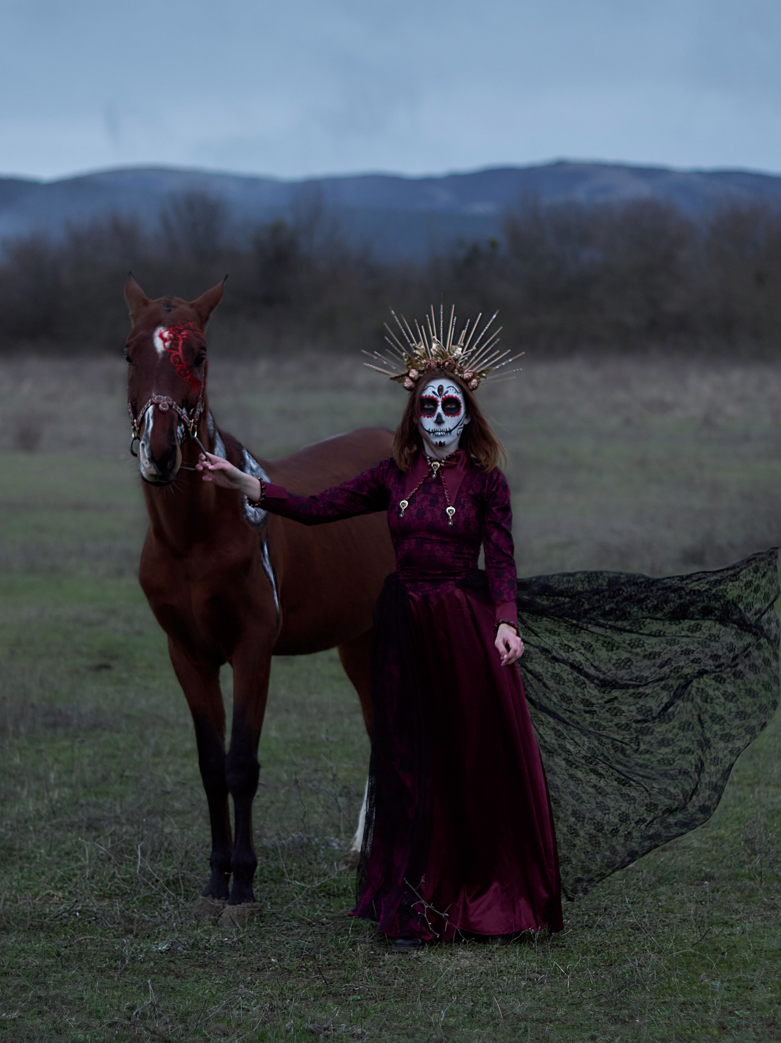Фотосессия в стиле праздника El Día de Muertos. Фотограф в Севастополе