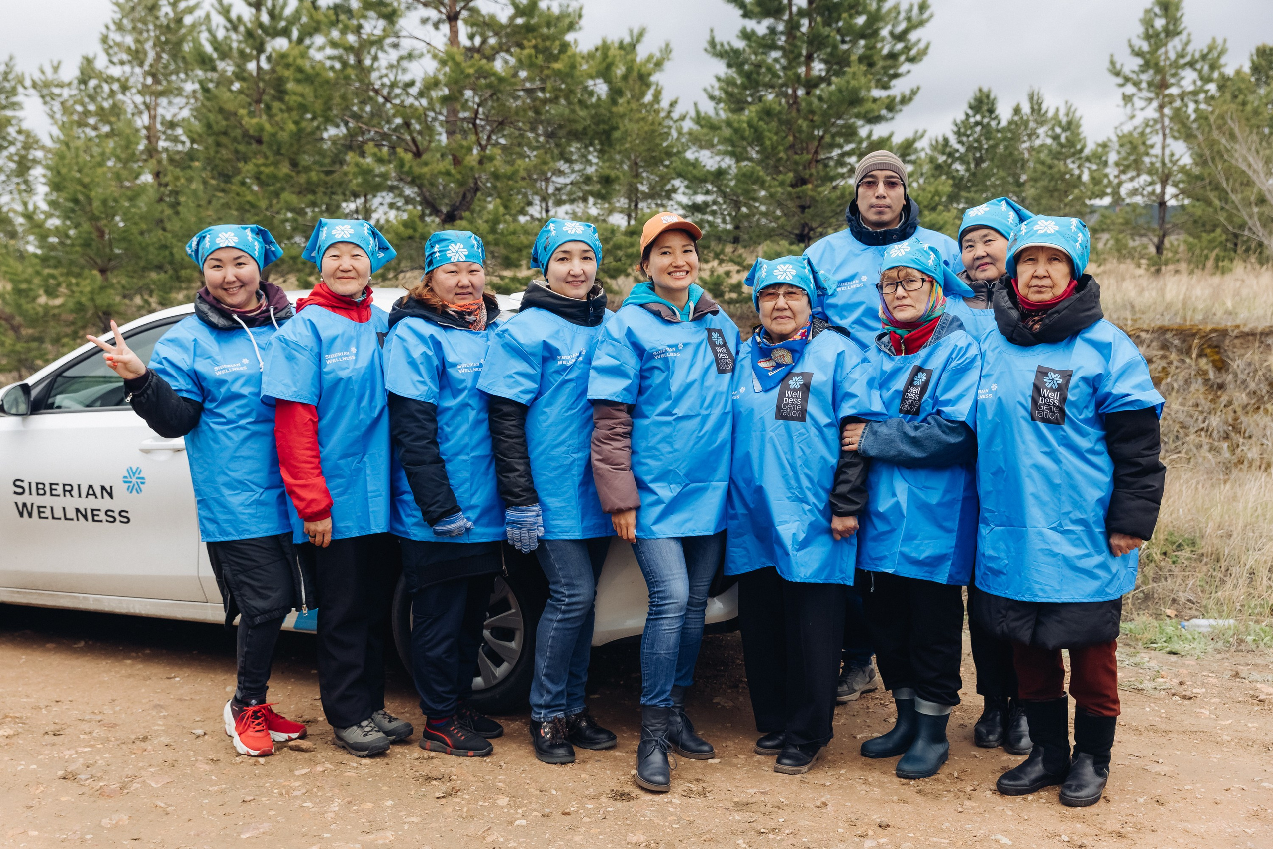 Siberian wellness. Ежегодная акция по посадке деревьев. Свадебный и семейный фотограф в Улан-Удэ