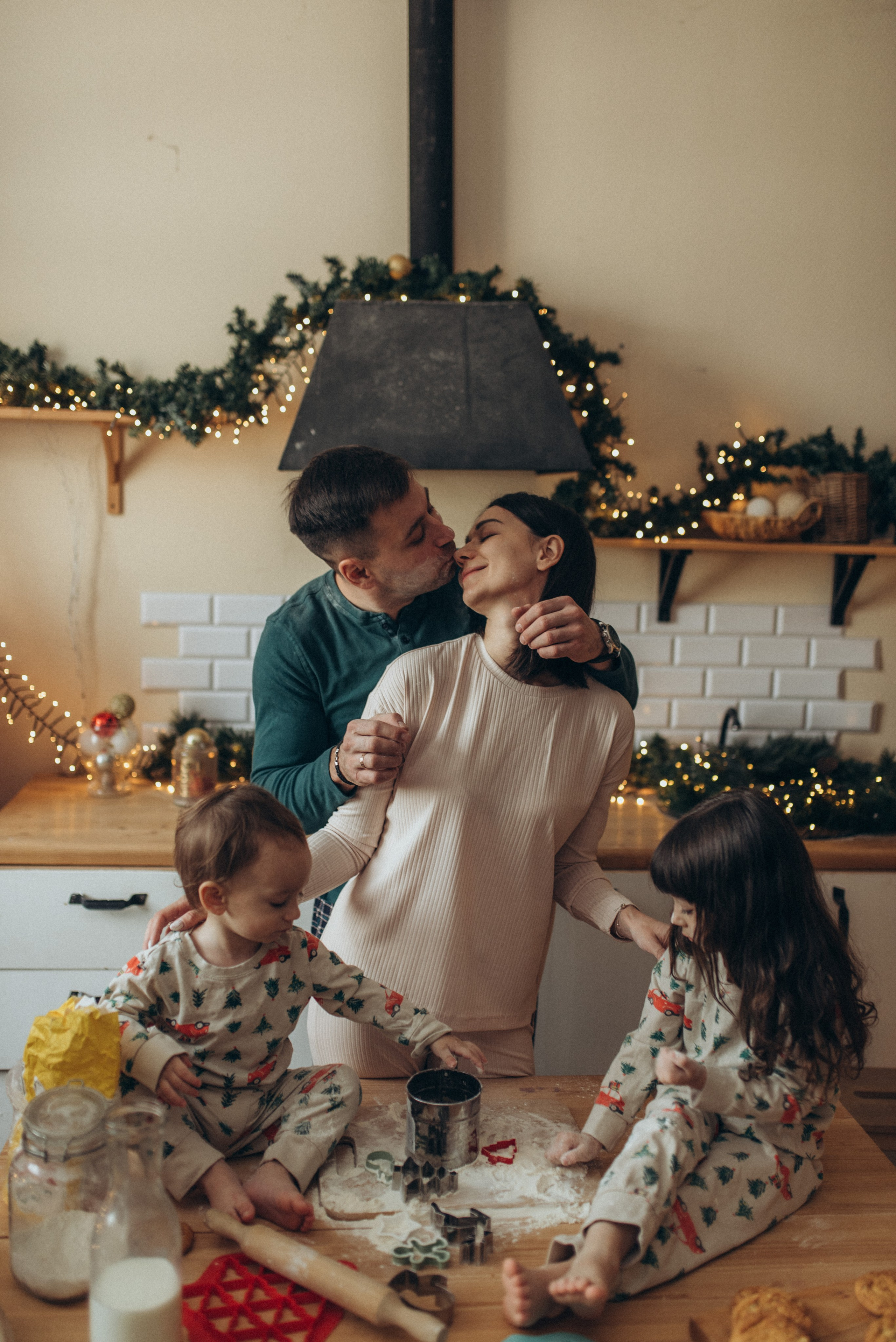 Мария, Жени и детишки. Веселый новый год. Семейный фотограф в Москве Екатерина Север