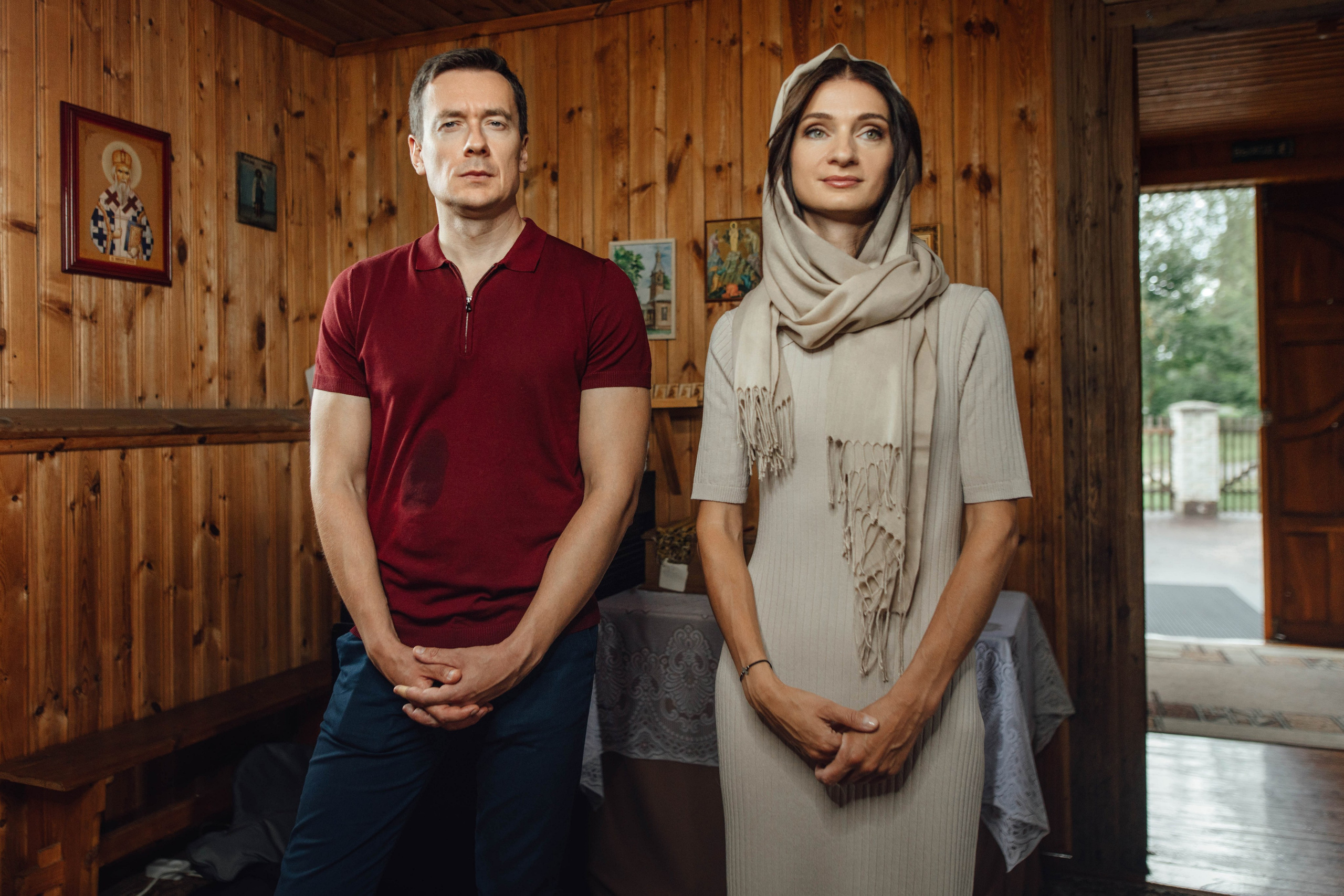 Крещение Тимофея, д. Киевец, храм Святой Троицы, август 2025