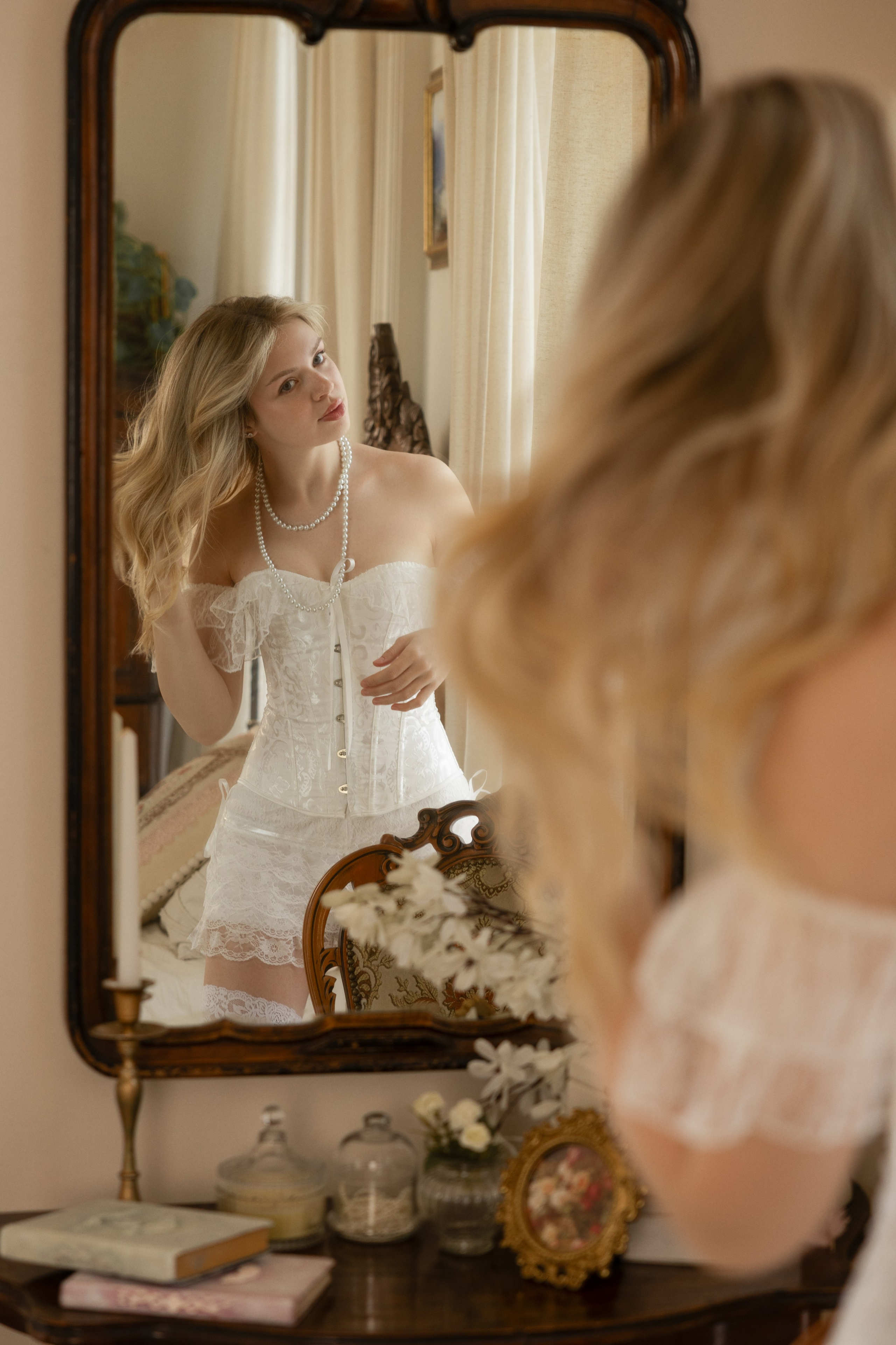 Будуарная фотосессия в честь Дня Рождения. Фотограф в Санкт-Петербурге Вагнер Юлия