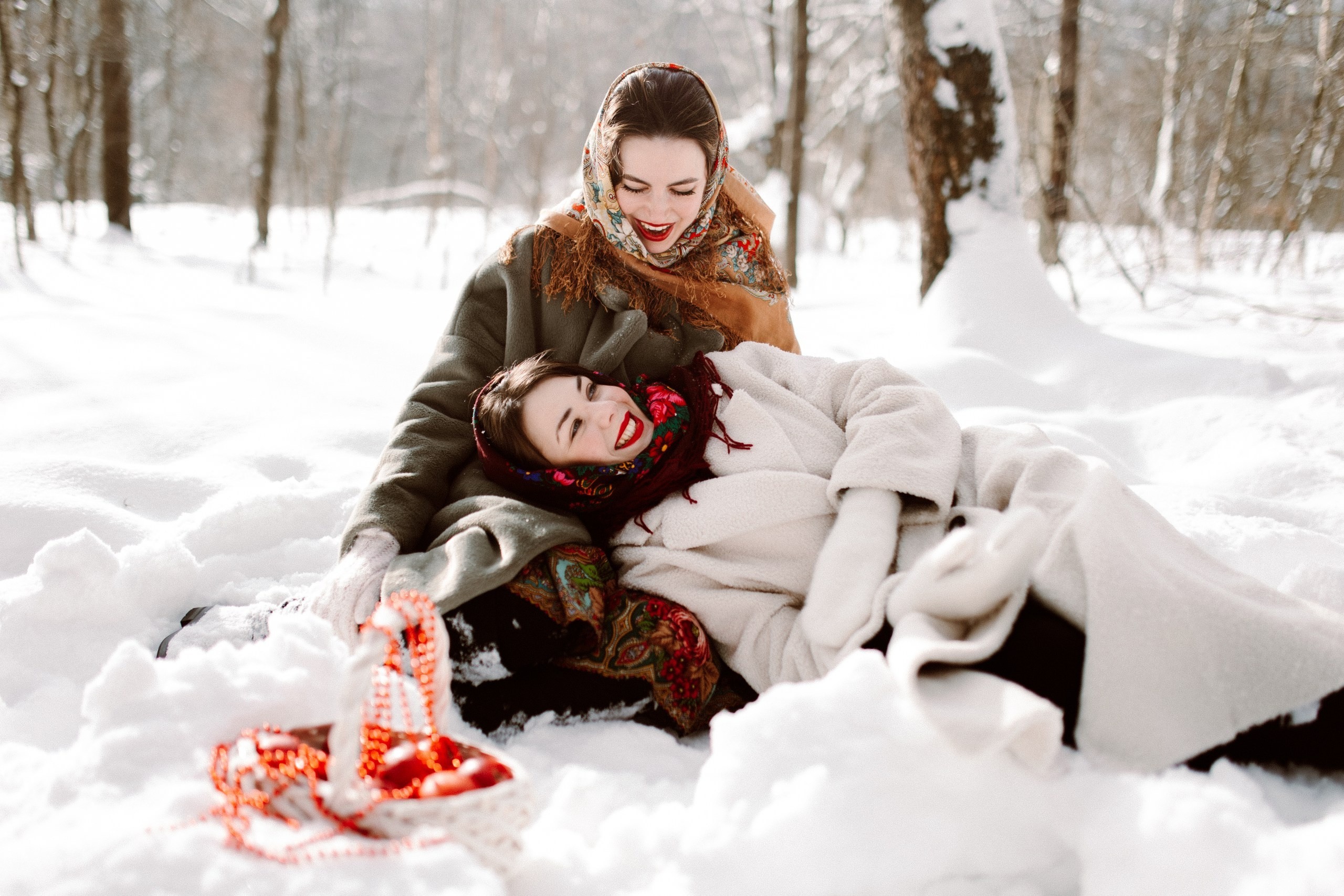 Сёстры. Масленица. Анастасия Турсунова арт-фотограф в Москве