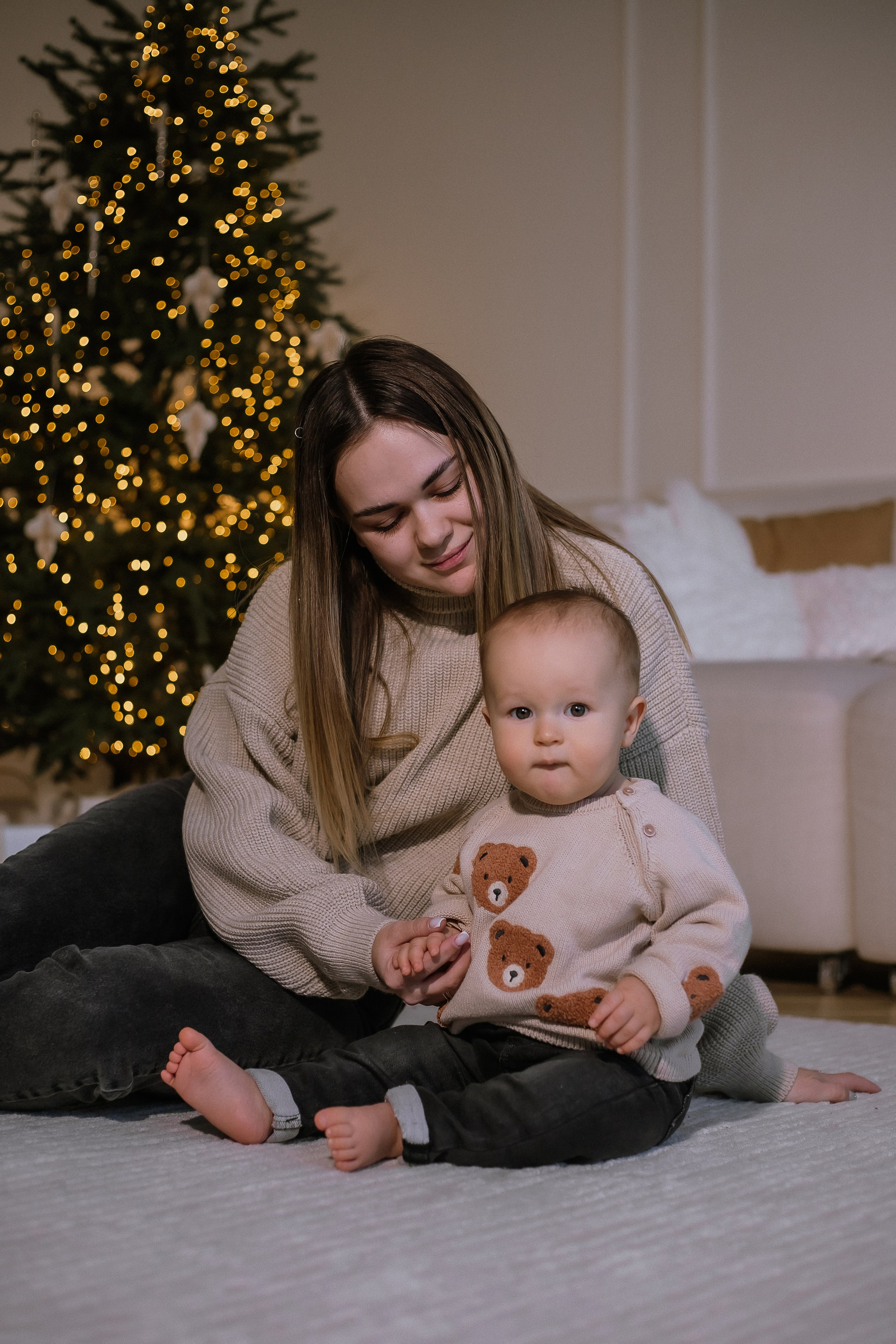 Предновогодняя серия Екатерины, Алексея и Матвея (в рамках студийных экспресс). Фотограф Екатеринубрг/Верхняя Пышма