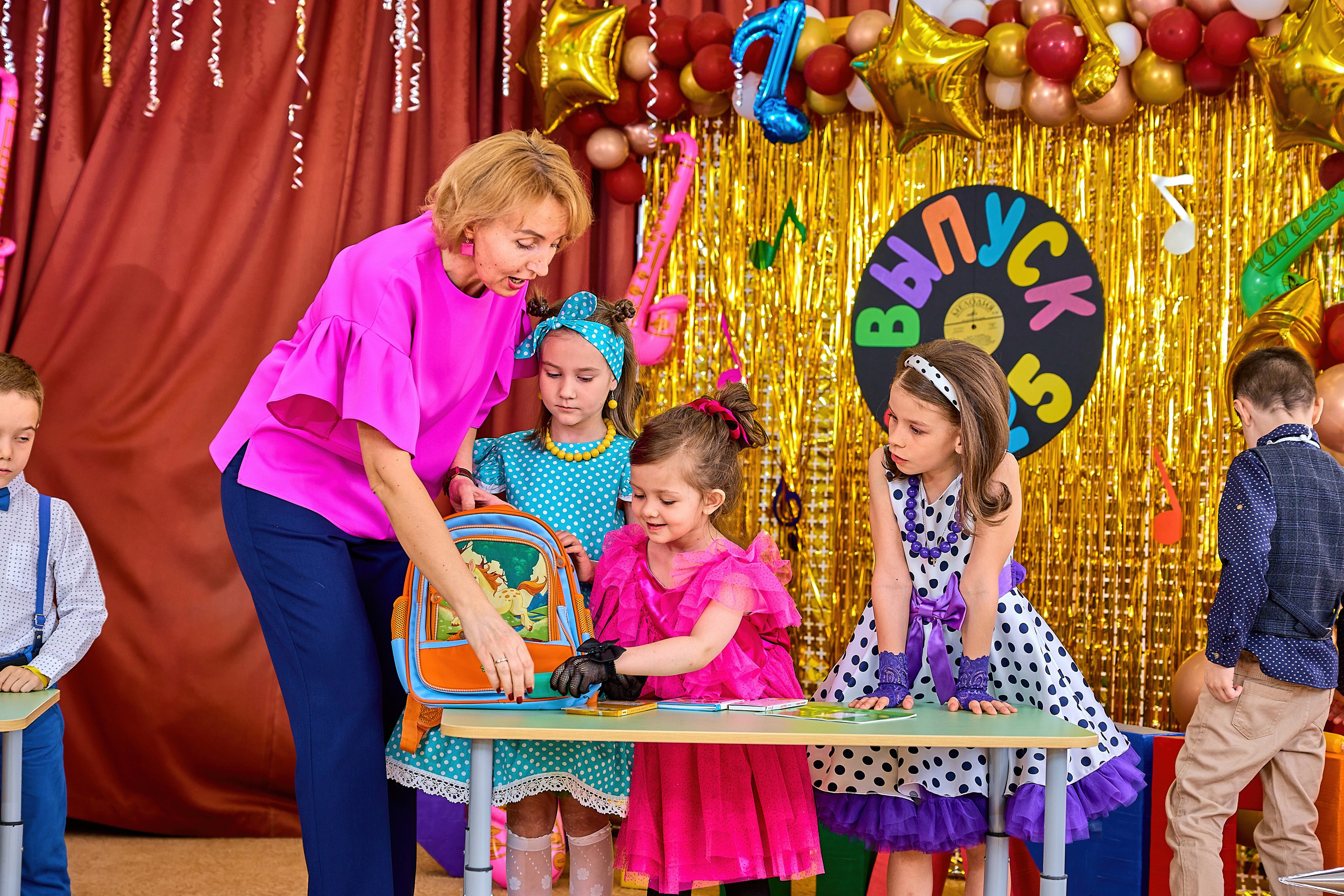 Фотосъёмка выпускного утренника в детском саду. Выпускные альбомы в Москве фотограф Алина Пащук