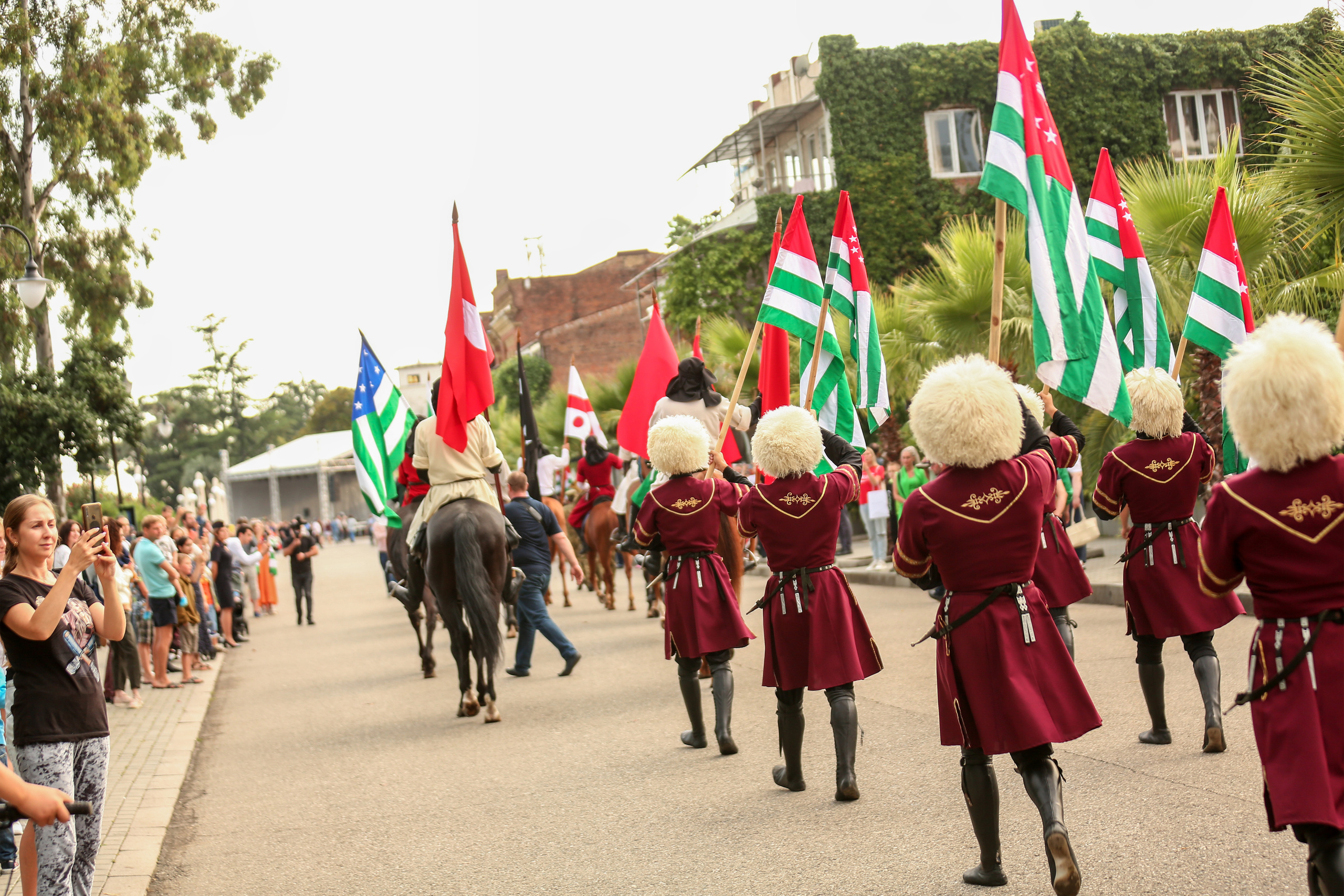 День Государственного флага Абхазии. 2022 год. Свадебный и семейный фотограф в Абхазии Эля Цишба