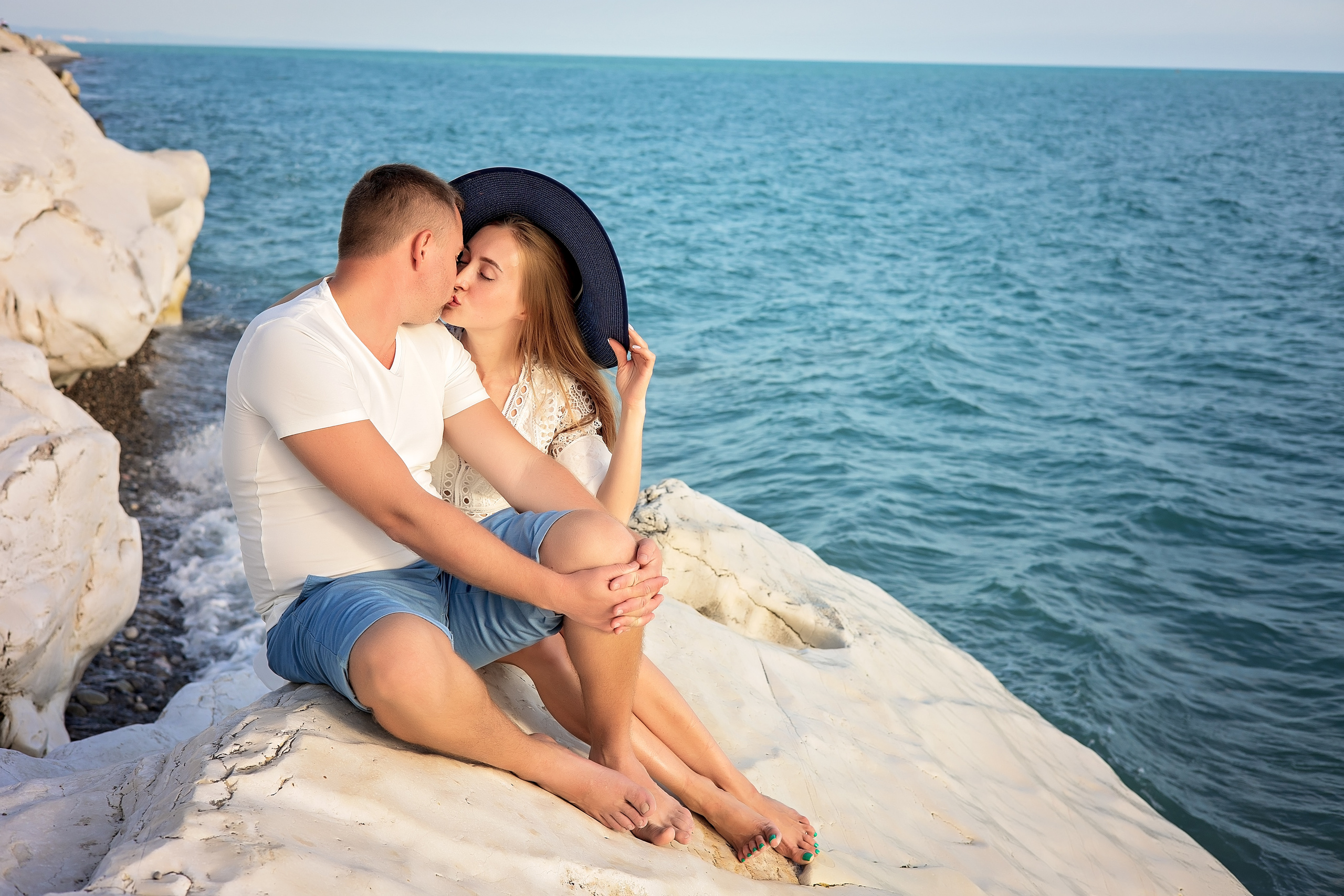 Закат на белых скалах. Свадебный и семейный фотограф в Абхазии Эля Цишба