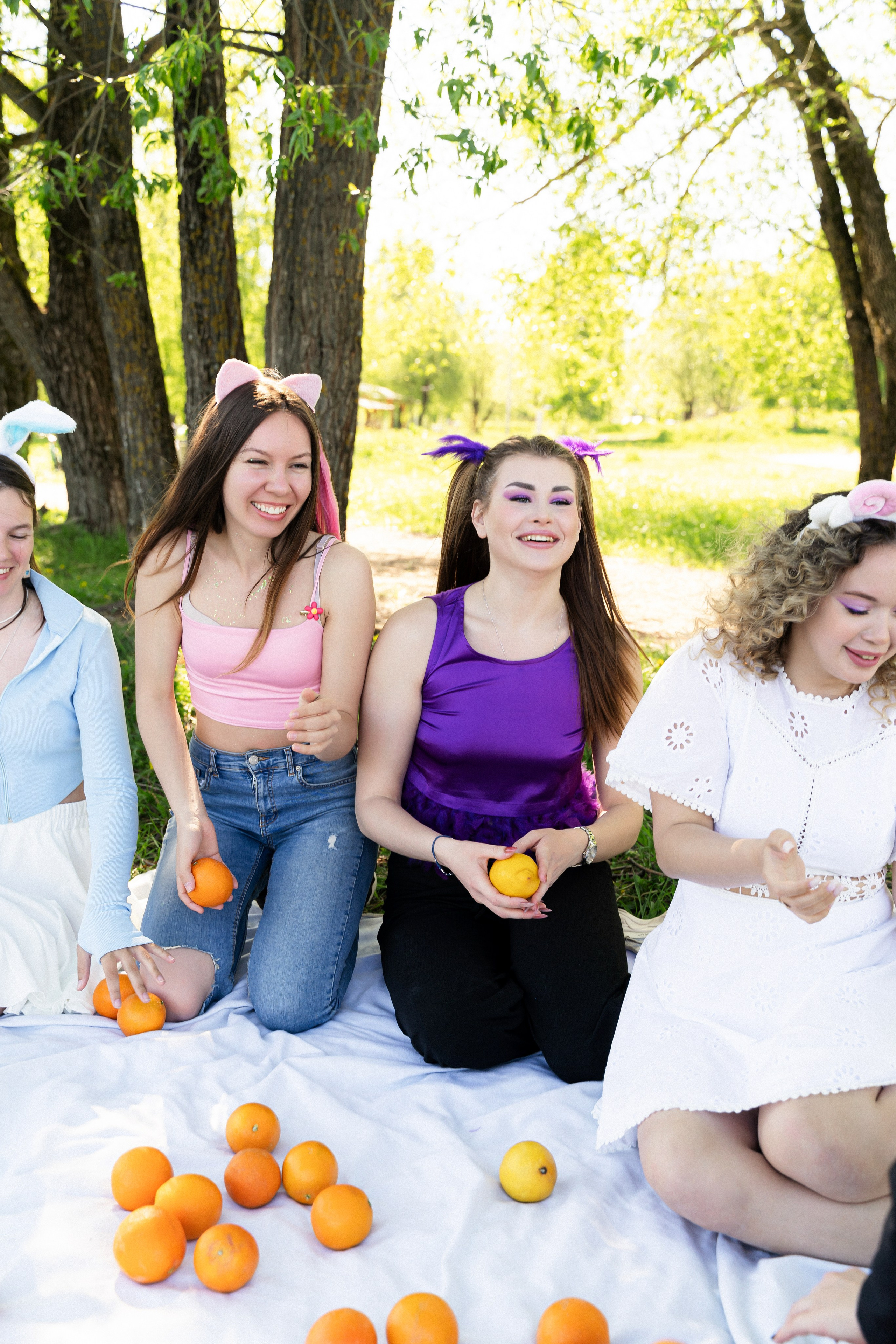 Пикник с подругами. Фотограф Алина Филимонова Тверь