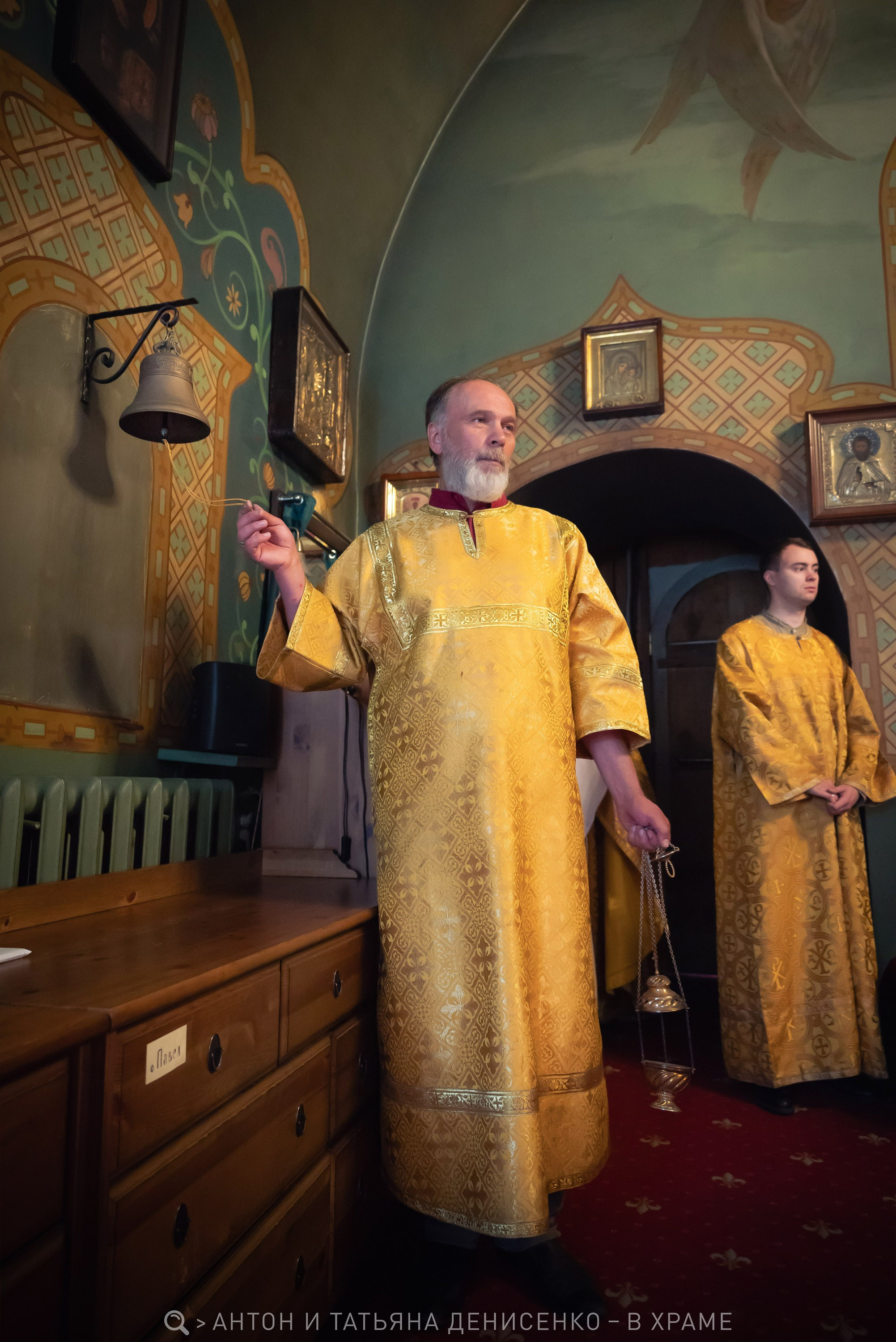 День памяти Святых Апостолов Петра и Павла — Храм Святых Девяти Мучеников Кизических, г. Москва. Антон и Татьяна Денисенко — В храме