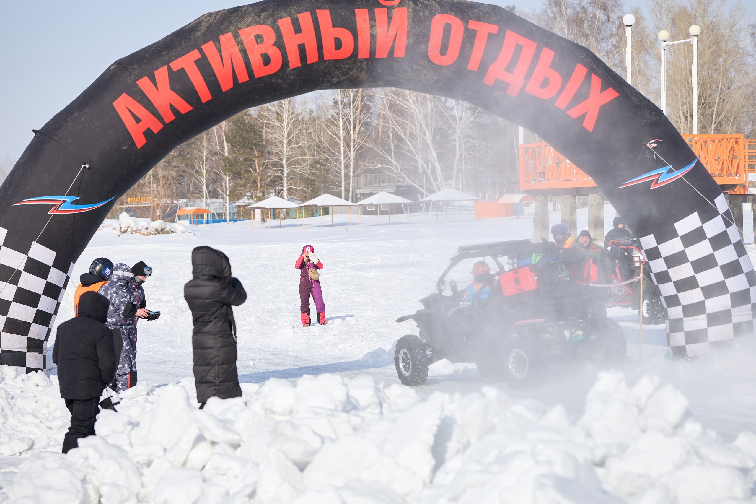 Топим Лёд — 2026. Соревнования на квадроциклах. Фотограф в Новосибирске Алена Скокова