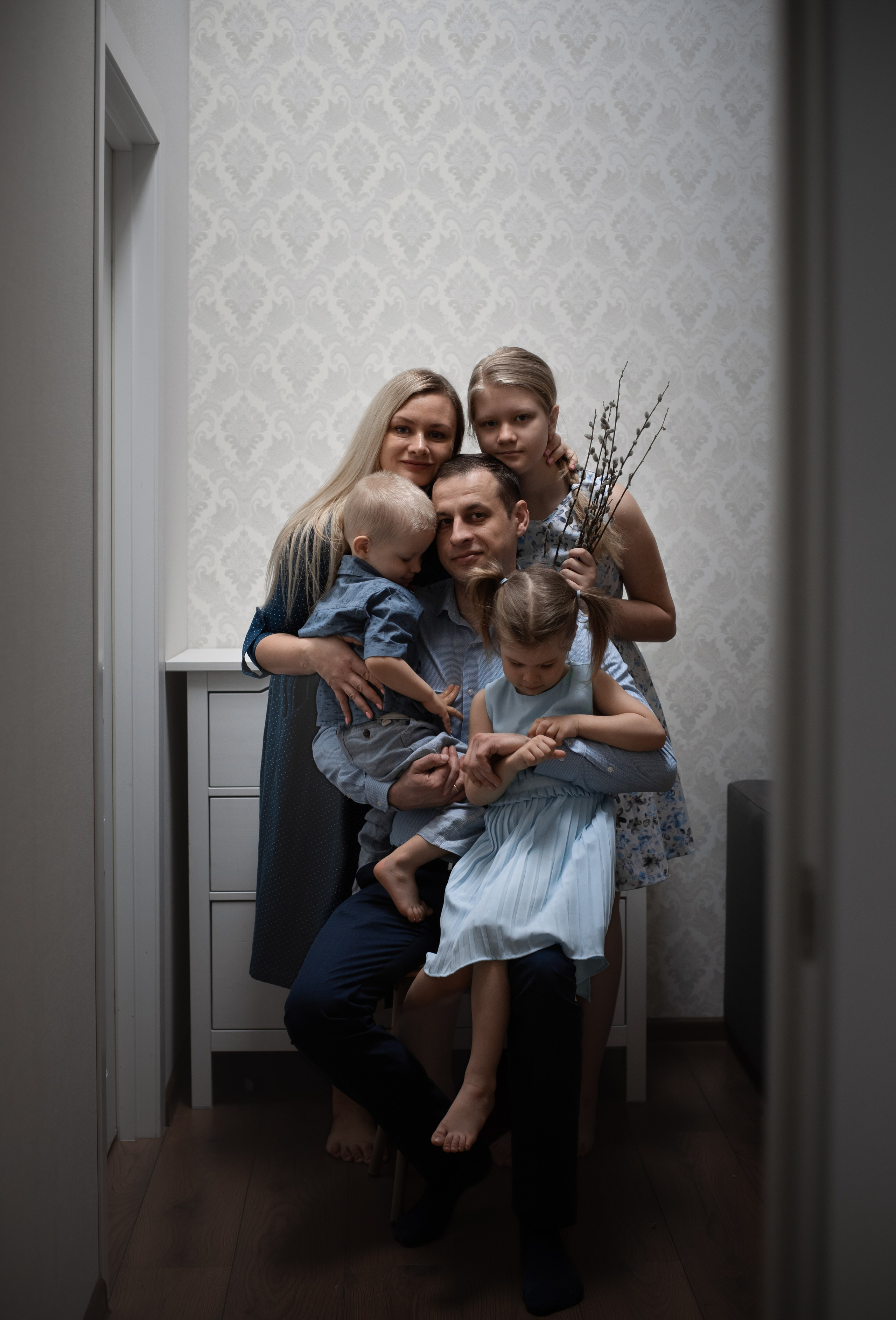 Семейная фотосессия дома. Душевная фотография от сердца к сердцу Марина Жиделева фотограф Москва