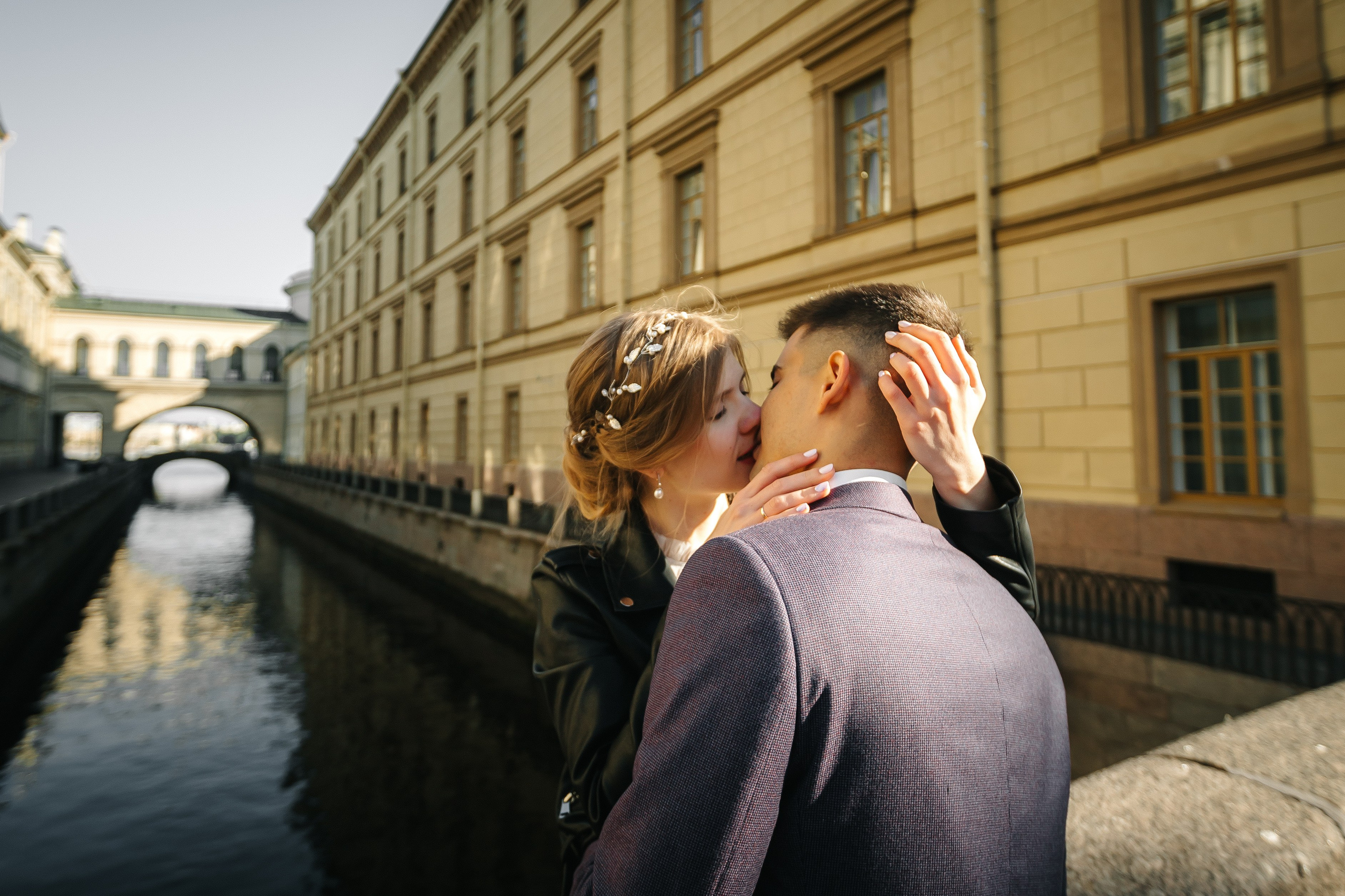 ИЮНЬ| Рассвет, Васильевский остров, Атланты, Исаакий. Свадебный фотограф в Санкт-Петербурге Полина Корзухина