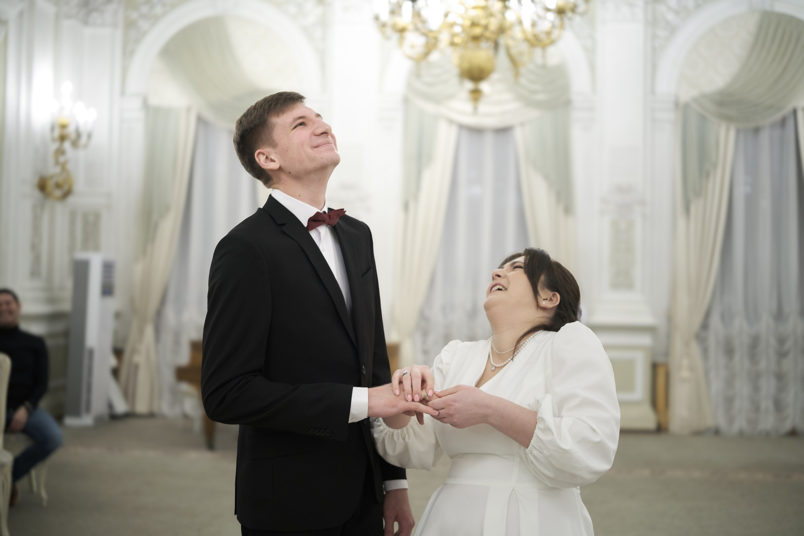 Дворец бракосочетания №1 - Фотосессия вечером в феврале в ЗАГСе