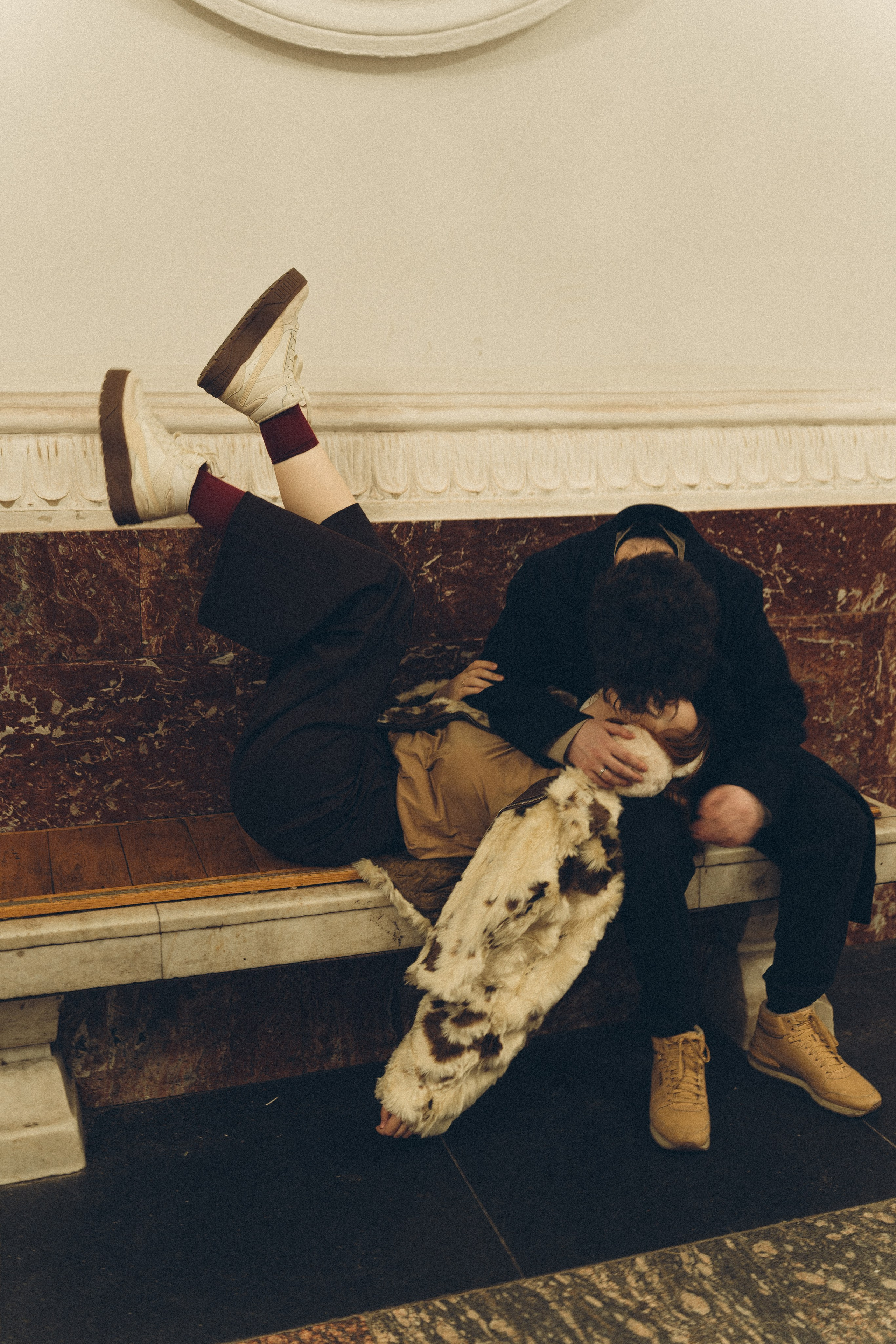 НОВОГОДНЯЯ ФОТОСЕСИИЯ ПАРЫ В МЕТРО ЛЮБОВЬ. Профессиональный фотограф, Санкт-Петербург — Виктория Богомолова