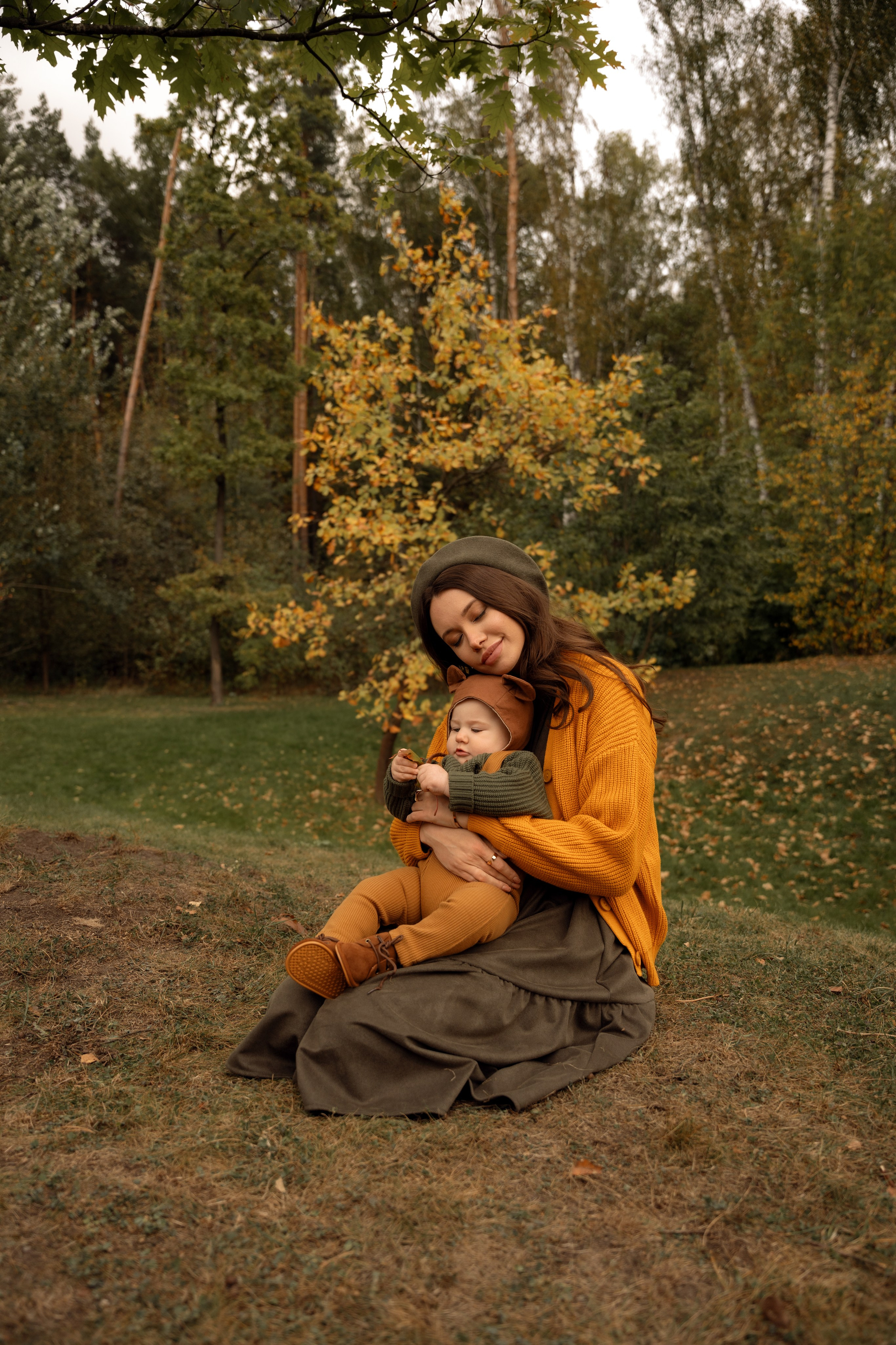 Осень в парке. Семейный фотограф Москва. Фотограф беременности и материнства Москва