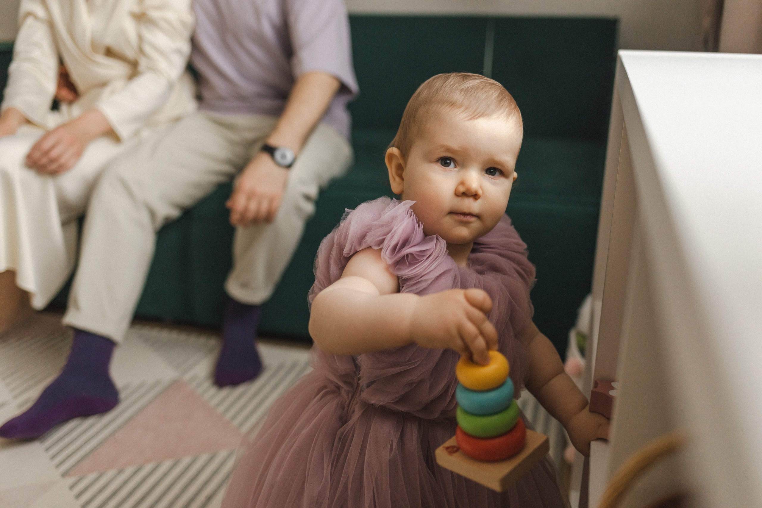 Аглае 1 годик. Семейный фотограф в Москве