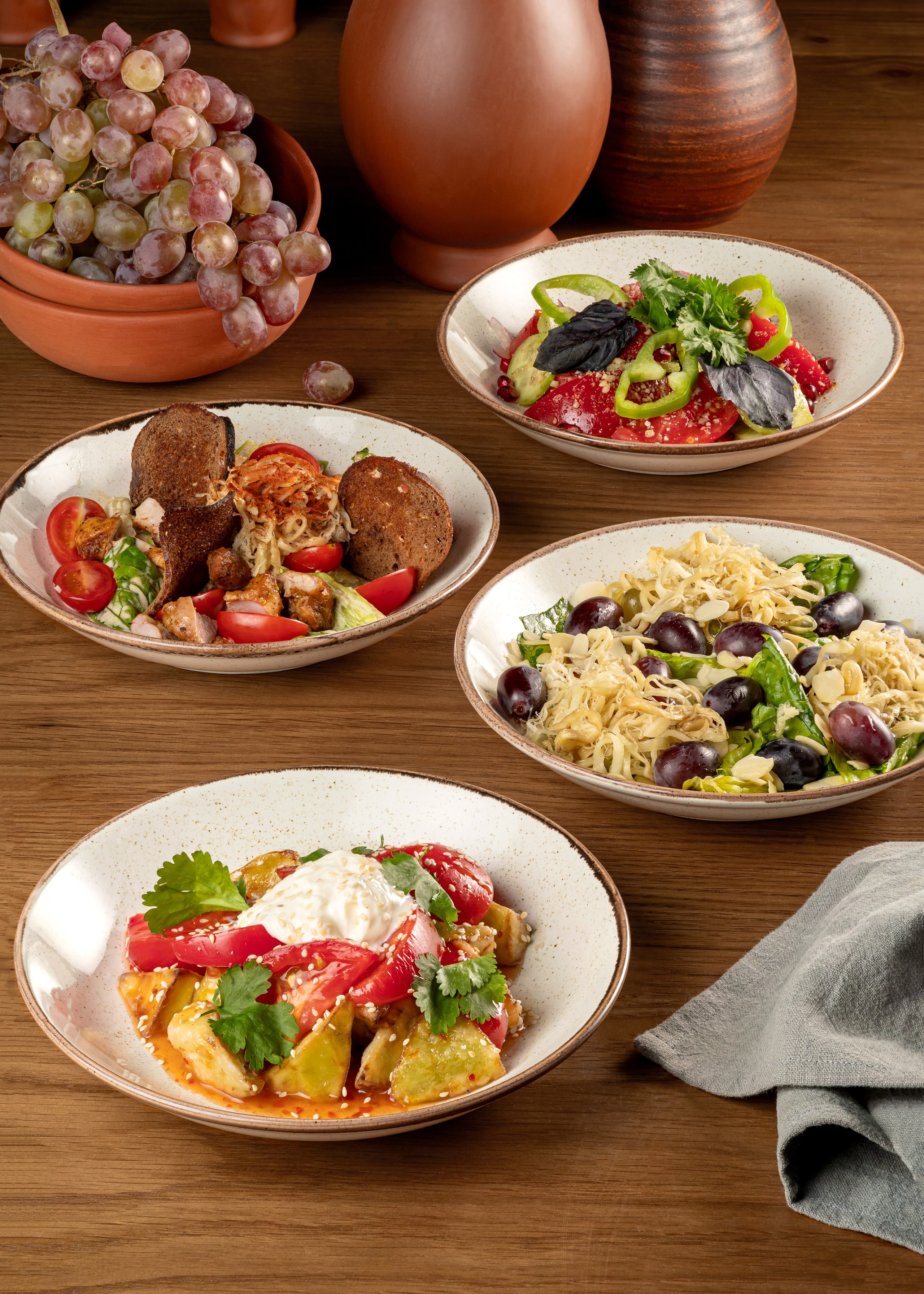 Коза и Лоза, основное меню. Екатерина Лементуева фуд-фотограф, предметный фотограф, Новосибирск